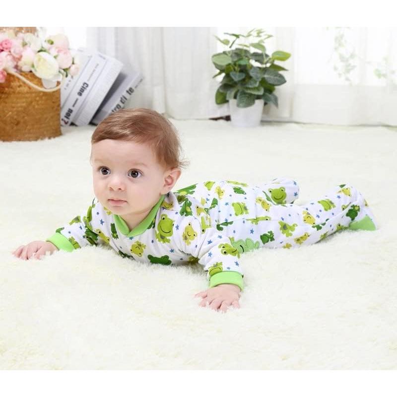 Mono de Bebé Unisex 100% Algodón Manga Larga 9-12 Meses