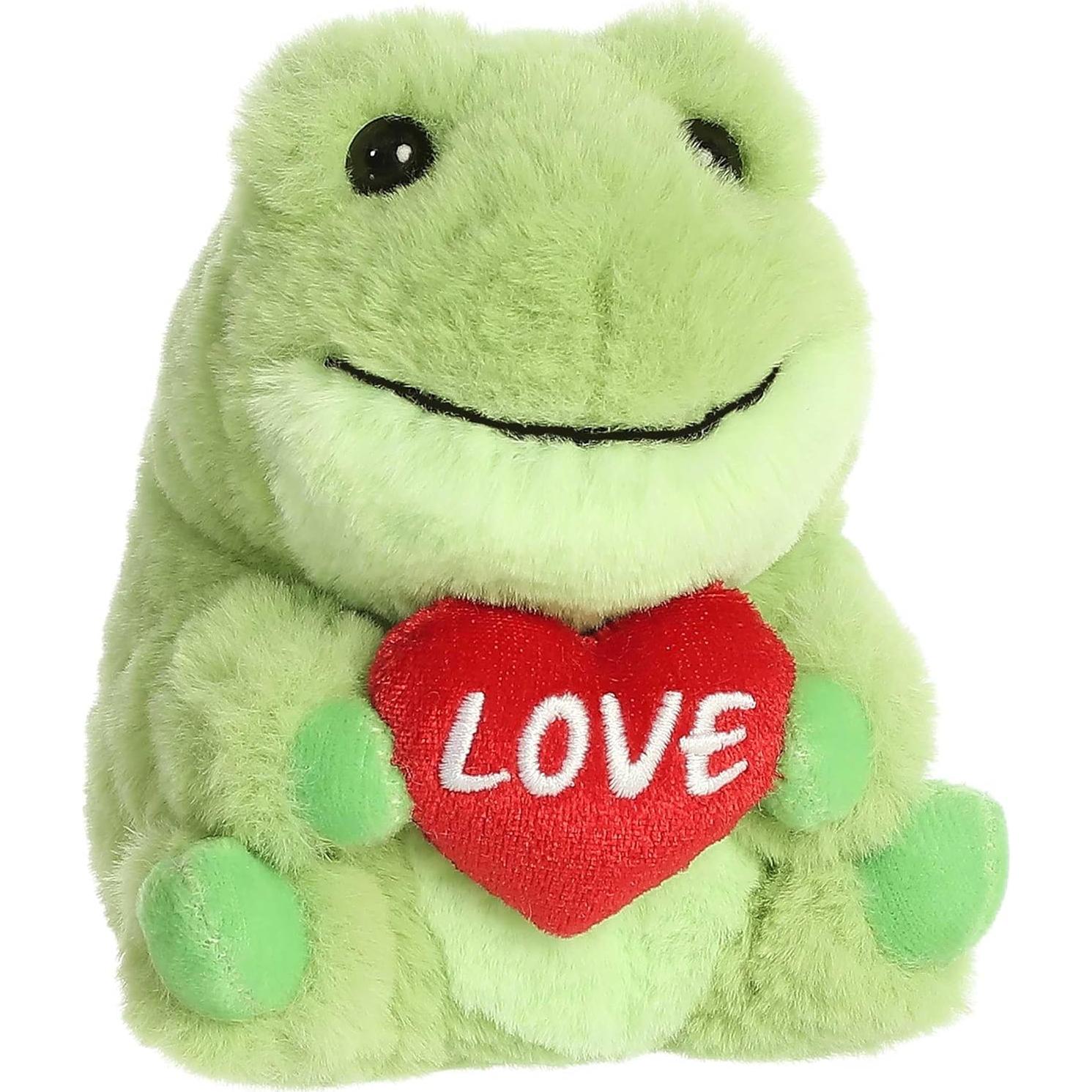 Peluche Rana de Amor Aurora Rolly Pet 11.4 cm Verde