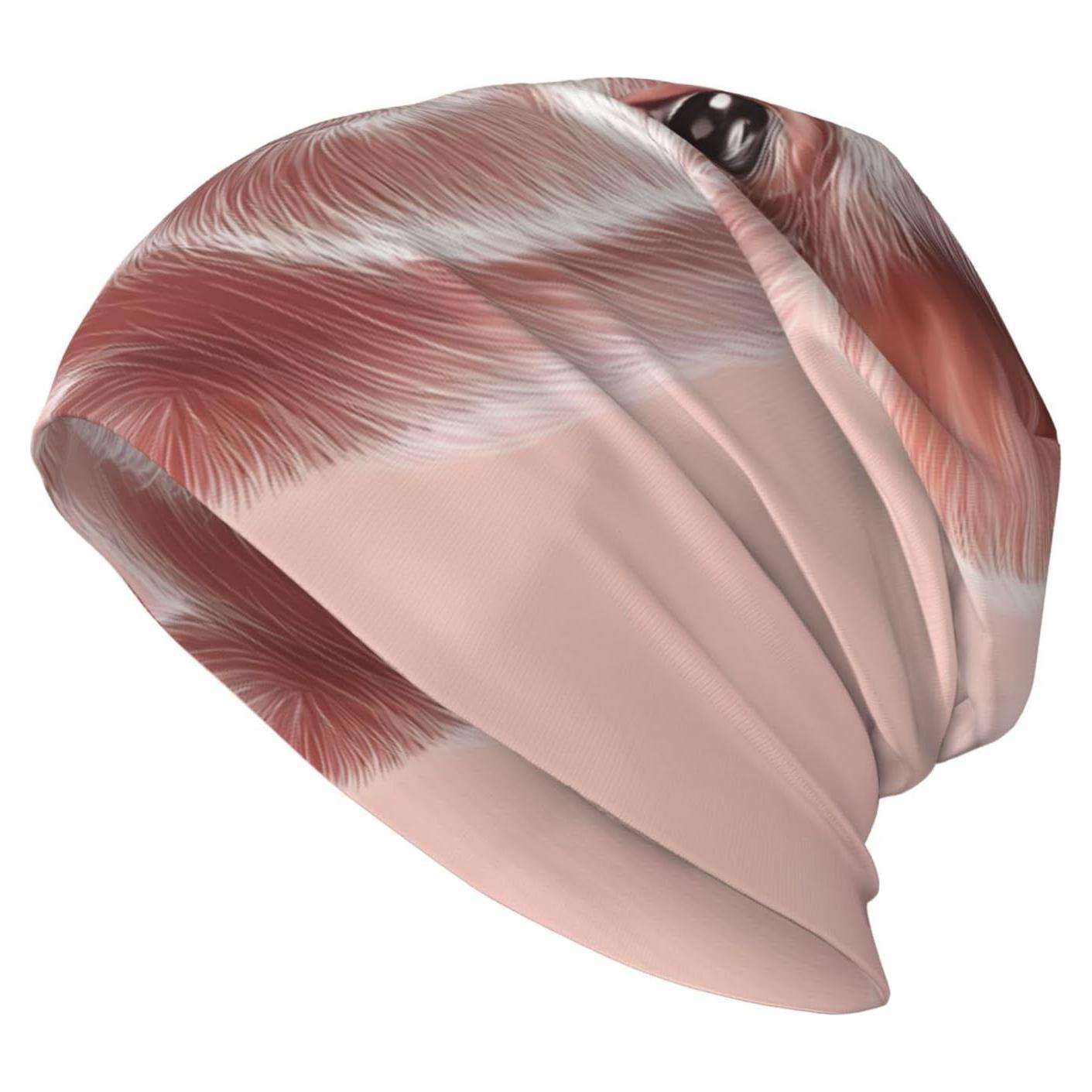 Gorro de punto unisex suave de seda de leche negro