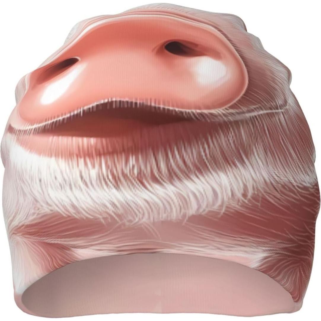 Gorro de punto unisex suave de seda de leche negro