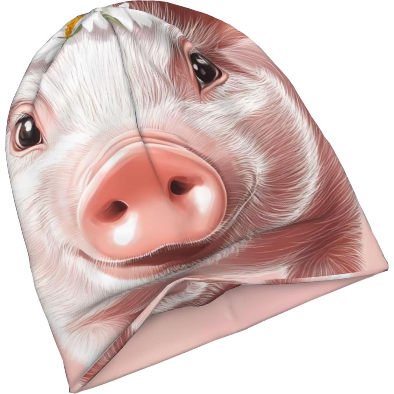 Gorro de punto unisex suave de seda de leche negro