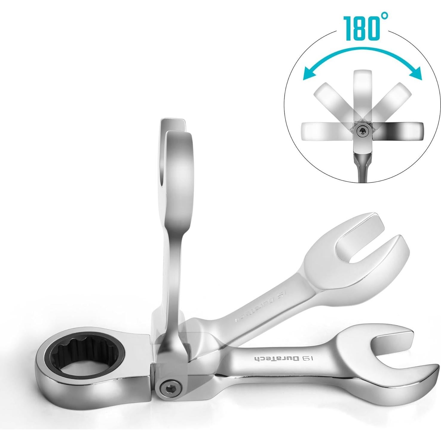 Juego de Llaves Combinadas Flexibles DURATECH 12 Piezas 8-19mm