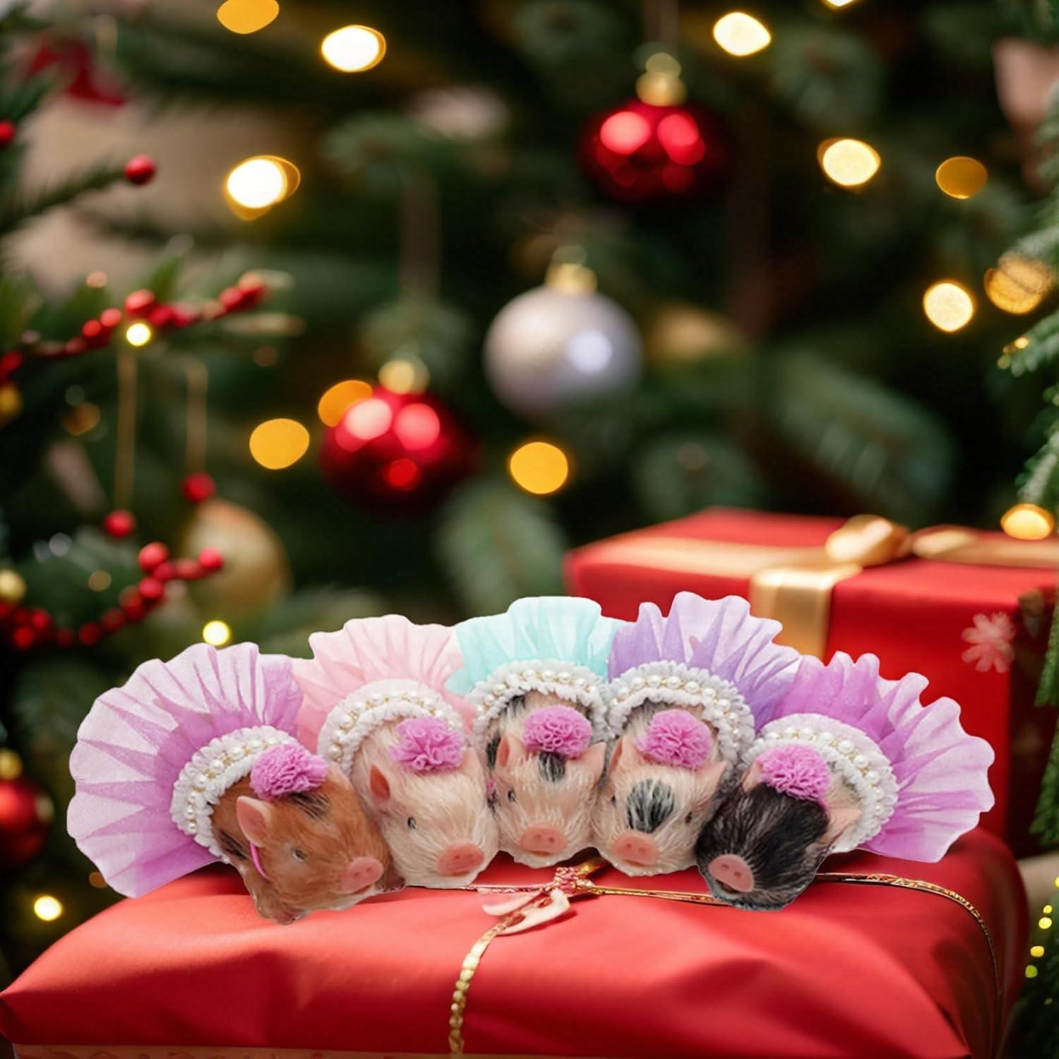 Lechón de Silicona Volobe 13 cm Realista con Accesorios