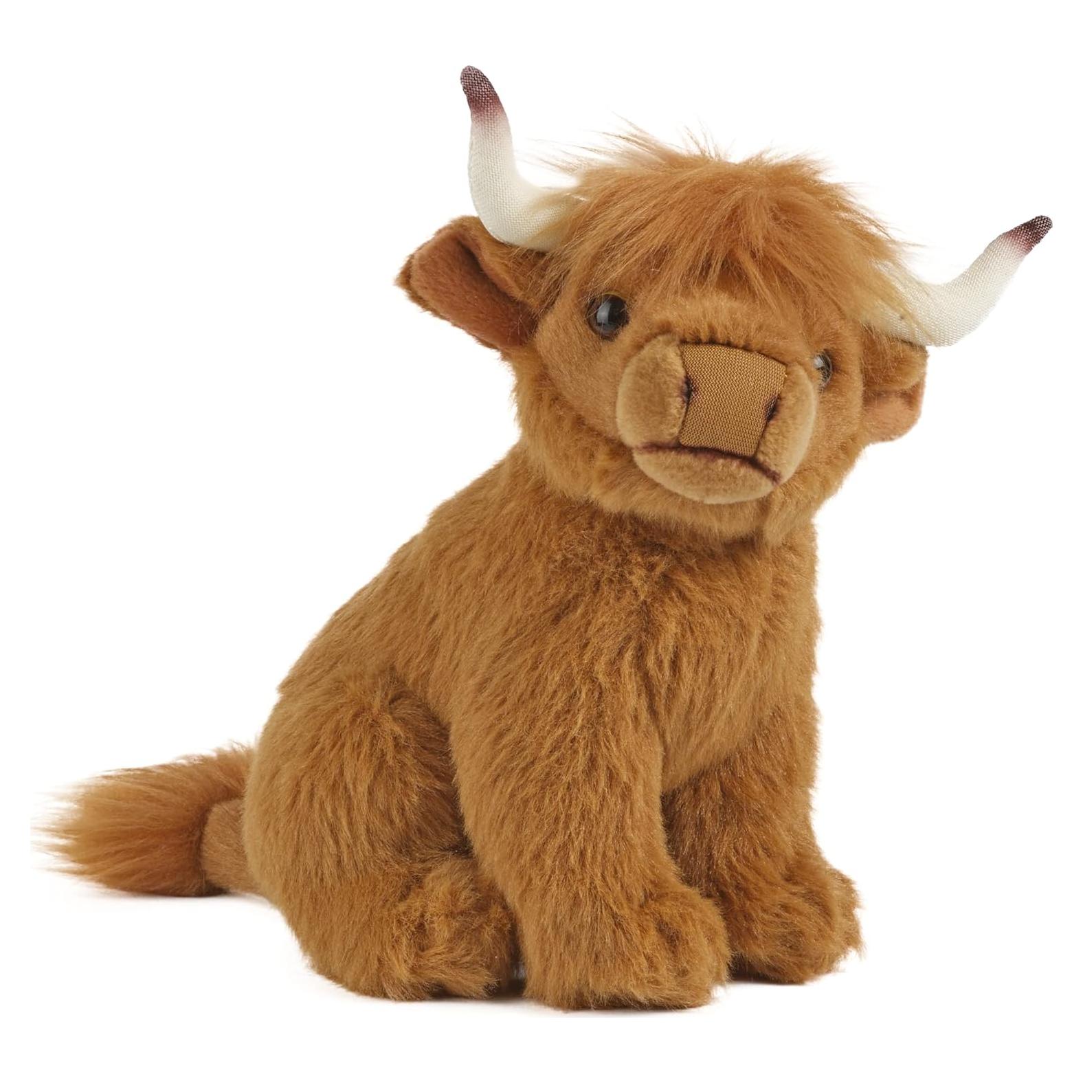 Animal de Peluche Vaca Pequeña Living Nature 17 cm Suave