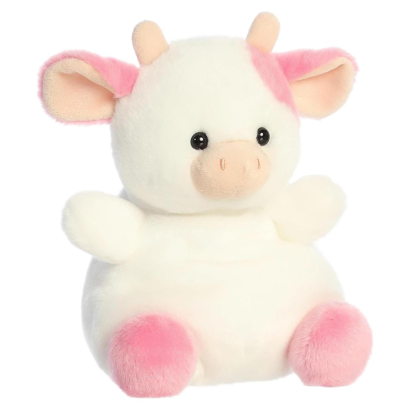 Peluche Vaca Fresa Aurora Palm Pals 20 cm Rosa