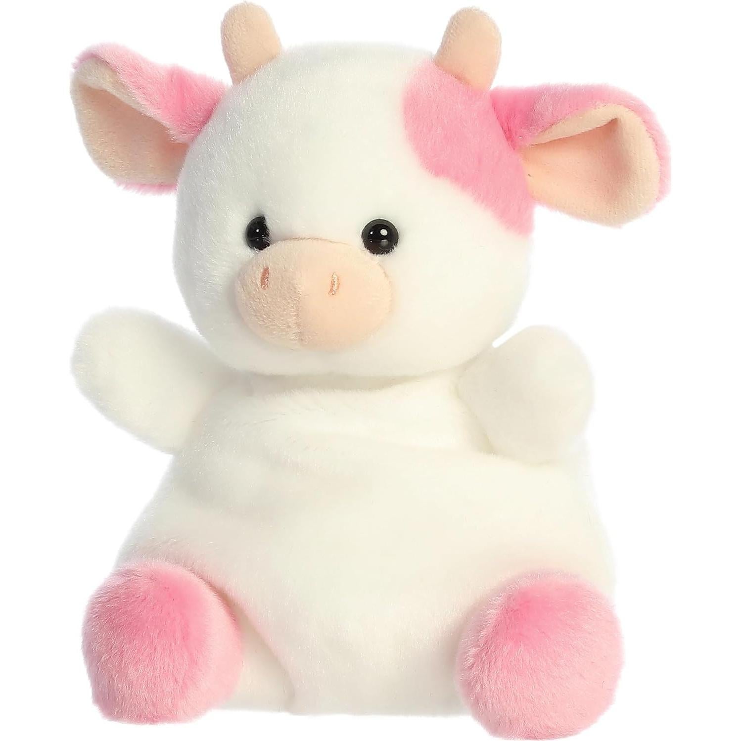 Peluche Vaca Fresa Aurora Palm Pals 20 cm Rosa