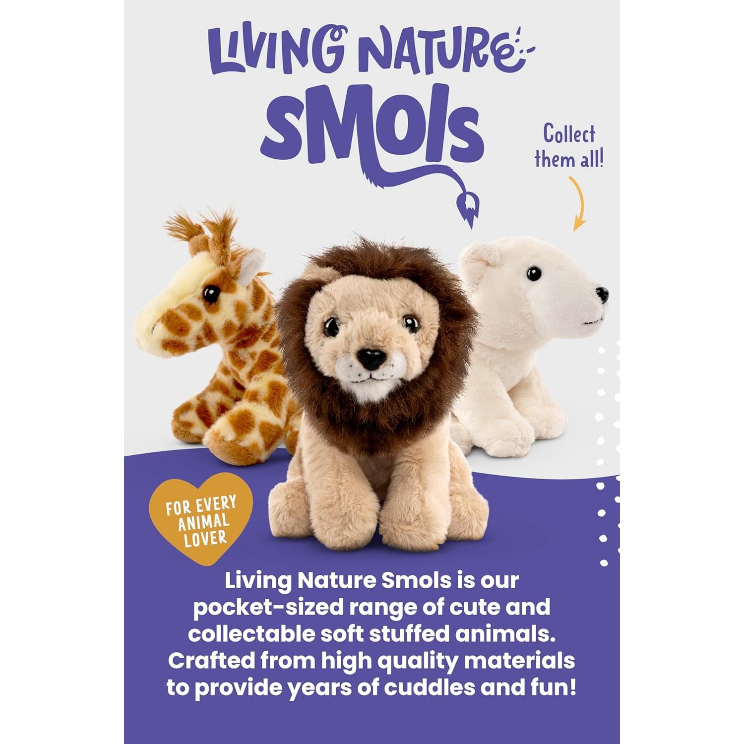 Peluche Highland Cow Living Nature | Ecológico y Suave 12.7 cm