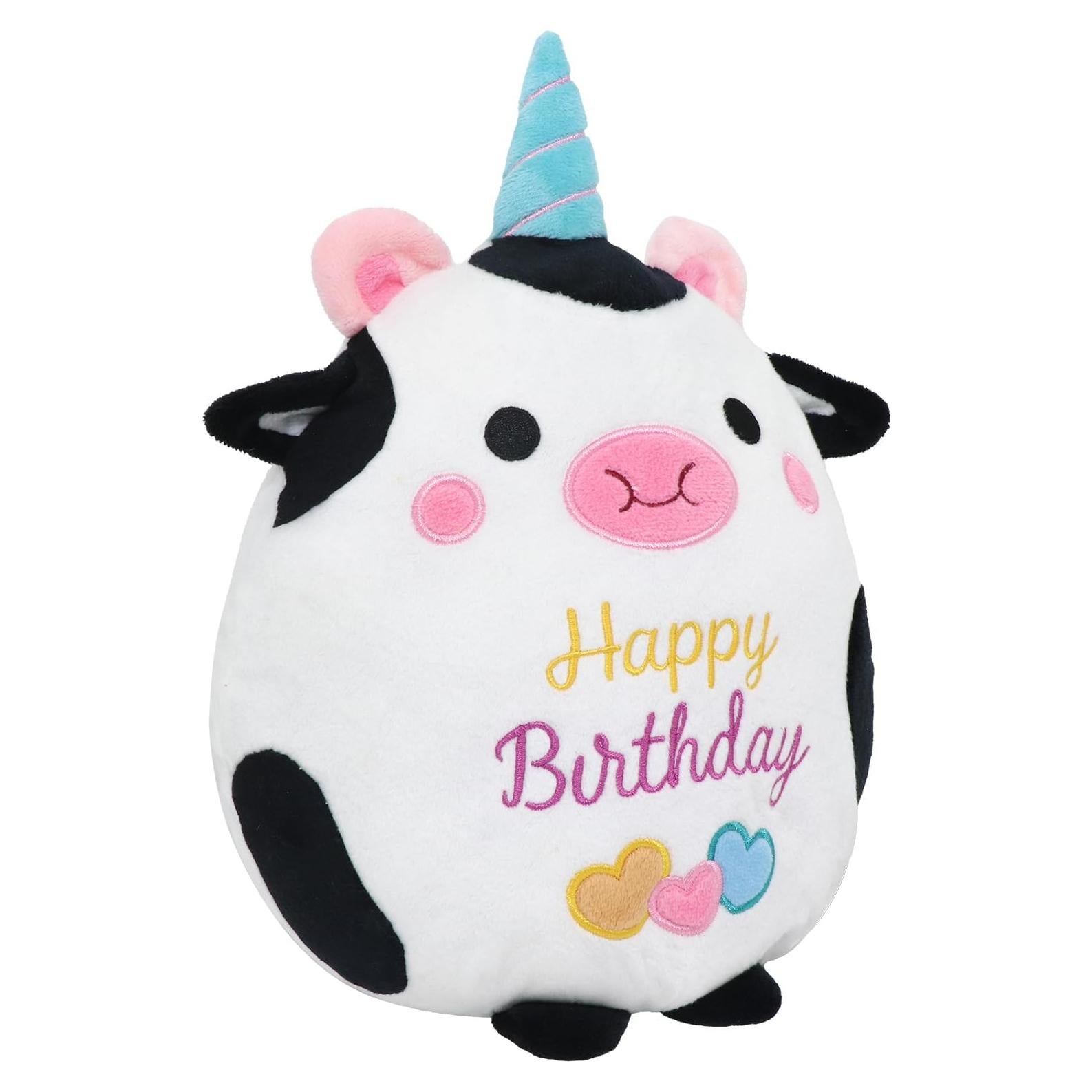 Peluche de Vaca Unicornio 25.4 cm CAIYUEGG Regalo Cumpleaños