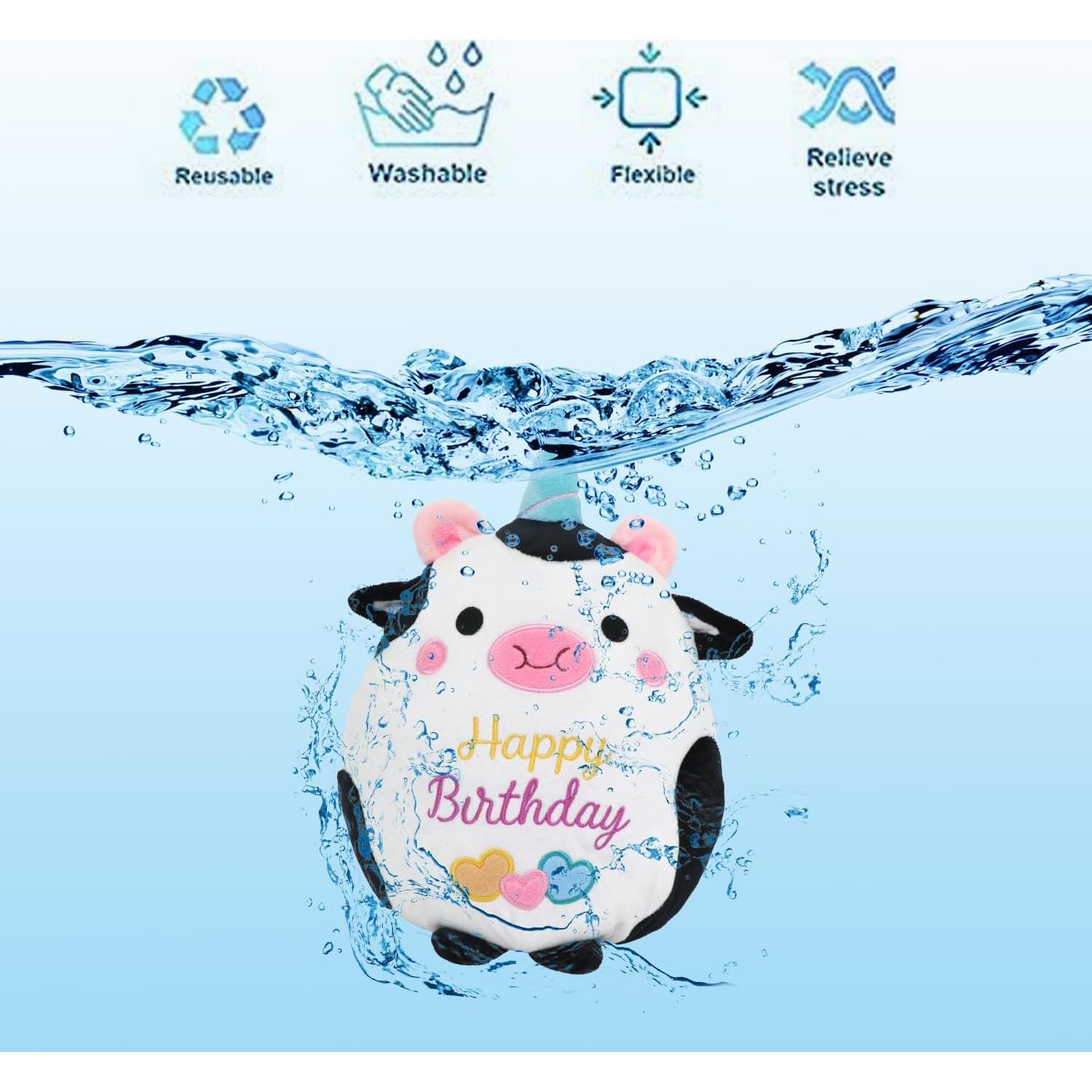 Peluche de Vaca Unicornio 25.4 cm CAIYUEGG Regalo Cumpleaños