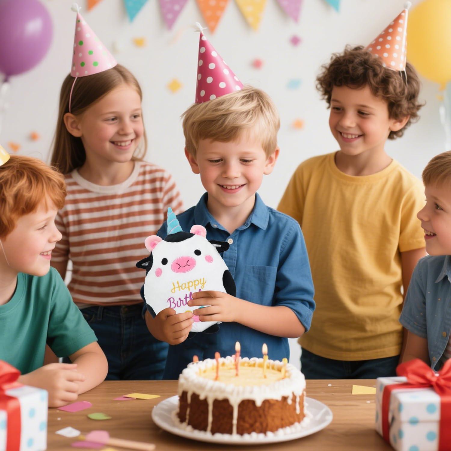 Peluche de Vaca Unicornio 25.4 cm CAIYUEGG Regalo Cumpleaños