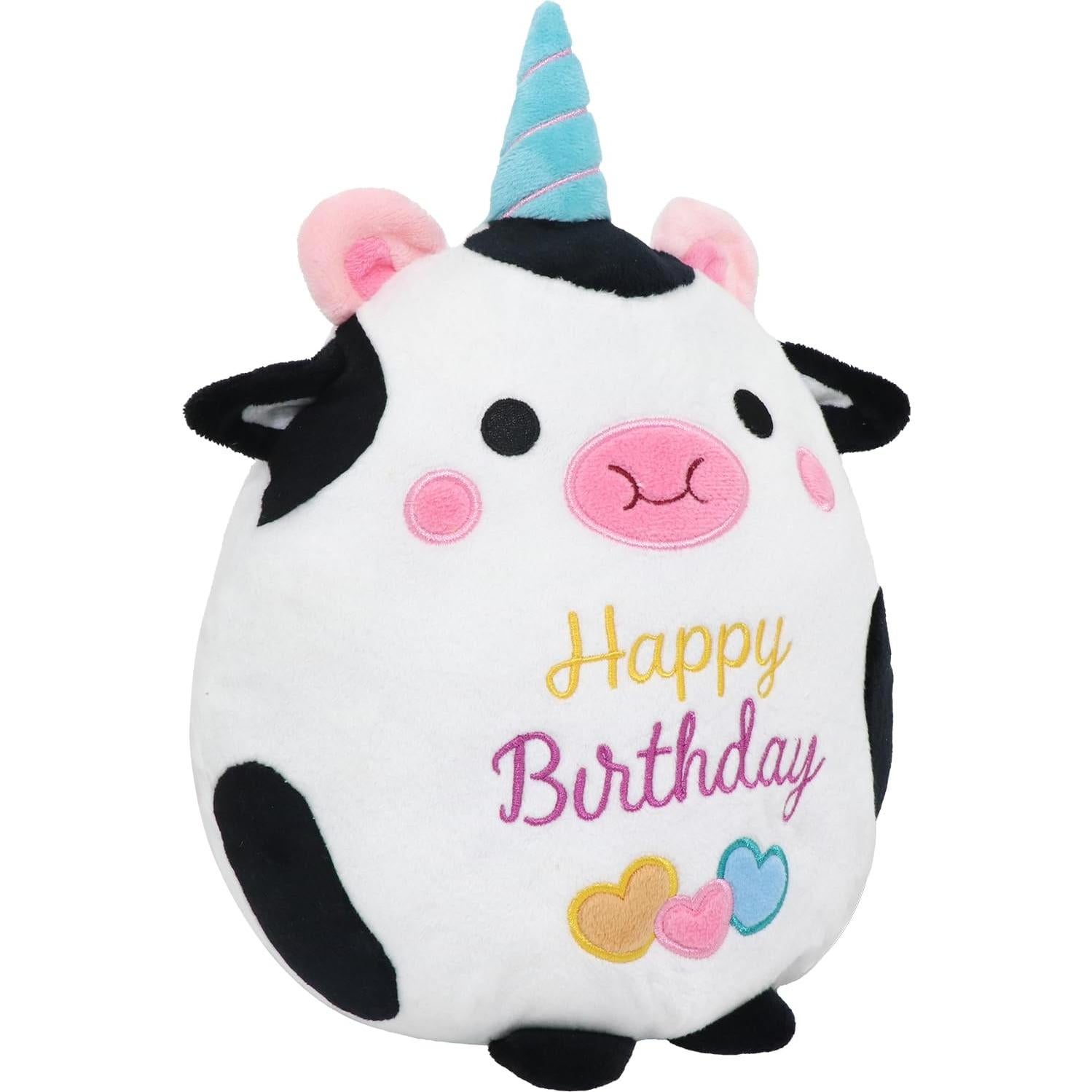Peluche de Vaca Unicornio 25.4 cm CAIYUEGG Regalo Cumpleaños