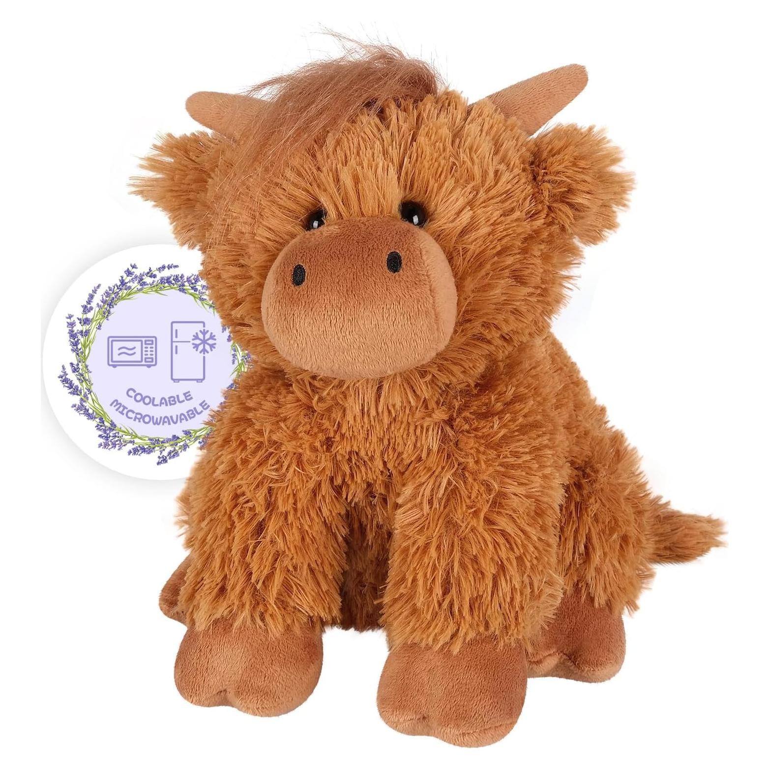 Peluche de Vaca Calentable SuzziPals 43x33cm con Lavanda
