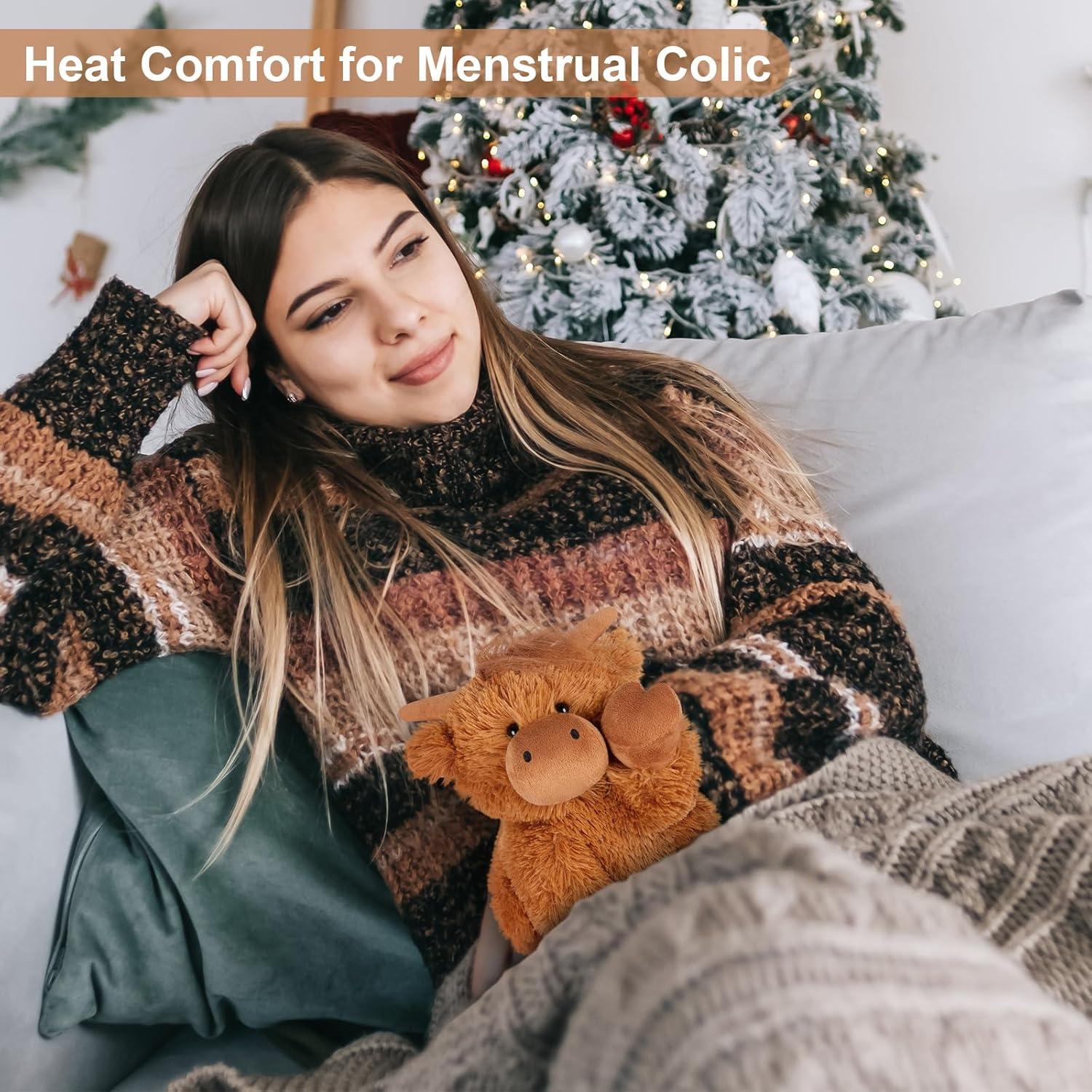 Peluche de Vaca Calentable SuzziPals 43x33cm con Lavanda