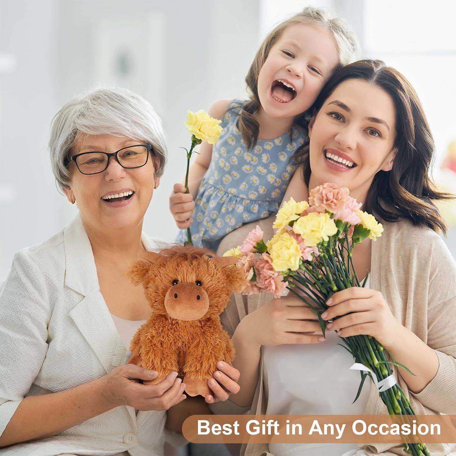 Peluche de Vaca Calentable SuzziPals 43x33cm con Lavanda