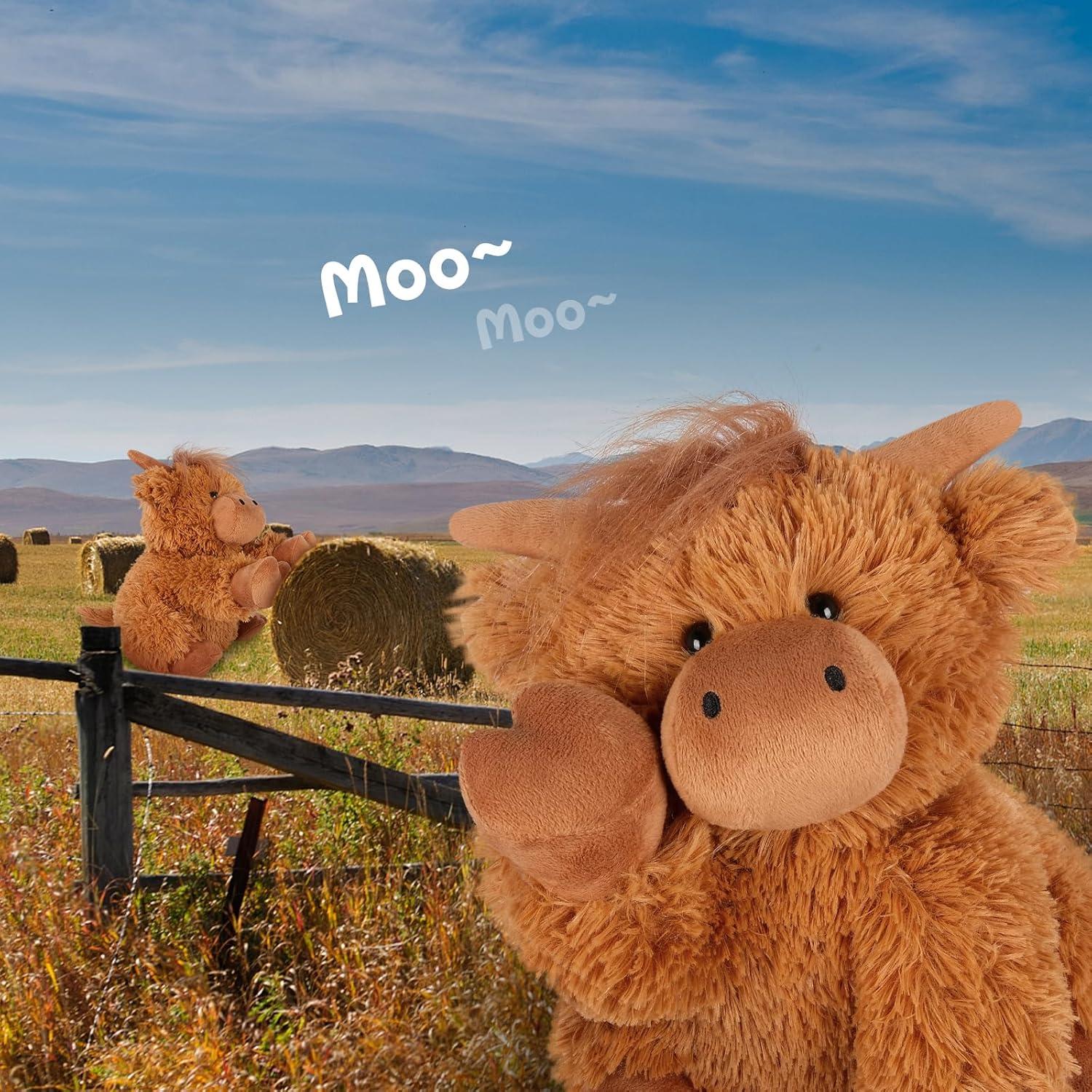 Peluche de Vaca Calentable SuzziPals 43x33cm con Lavanda