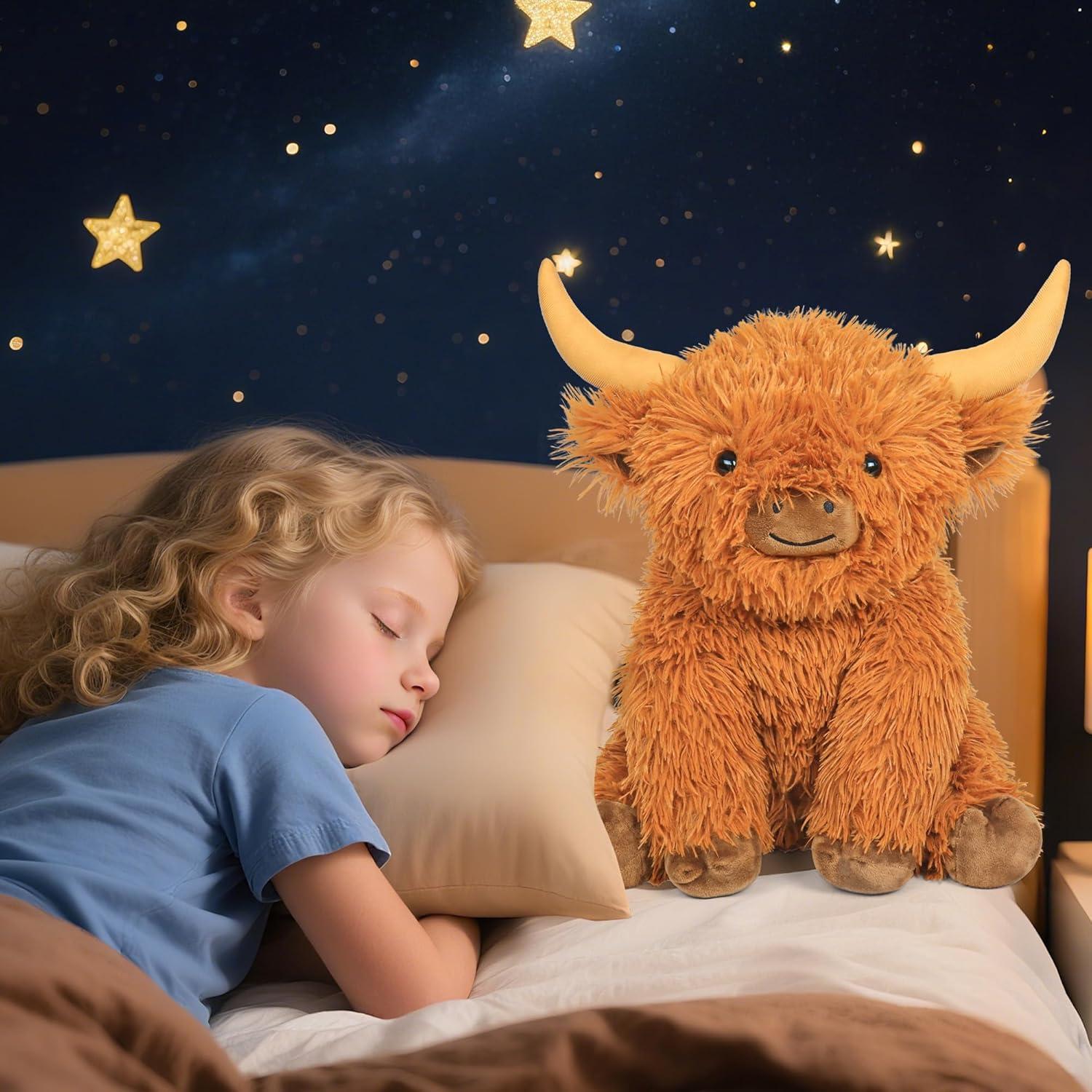 Juguete de Peluche Vaca de las Tierras Altas 40.64 cm 2.27 kg