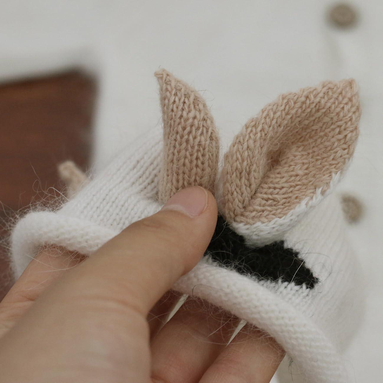 Capa de Vaca Tejida para Recién Nacido Zeroest - Accesorio Fotografía