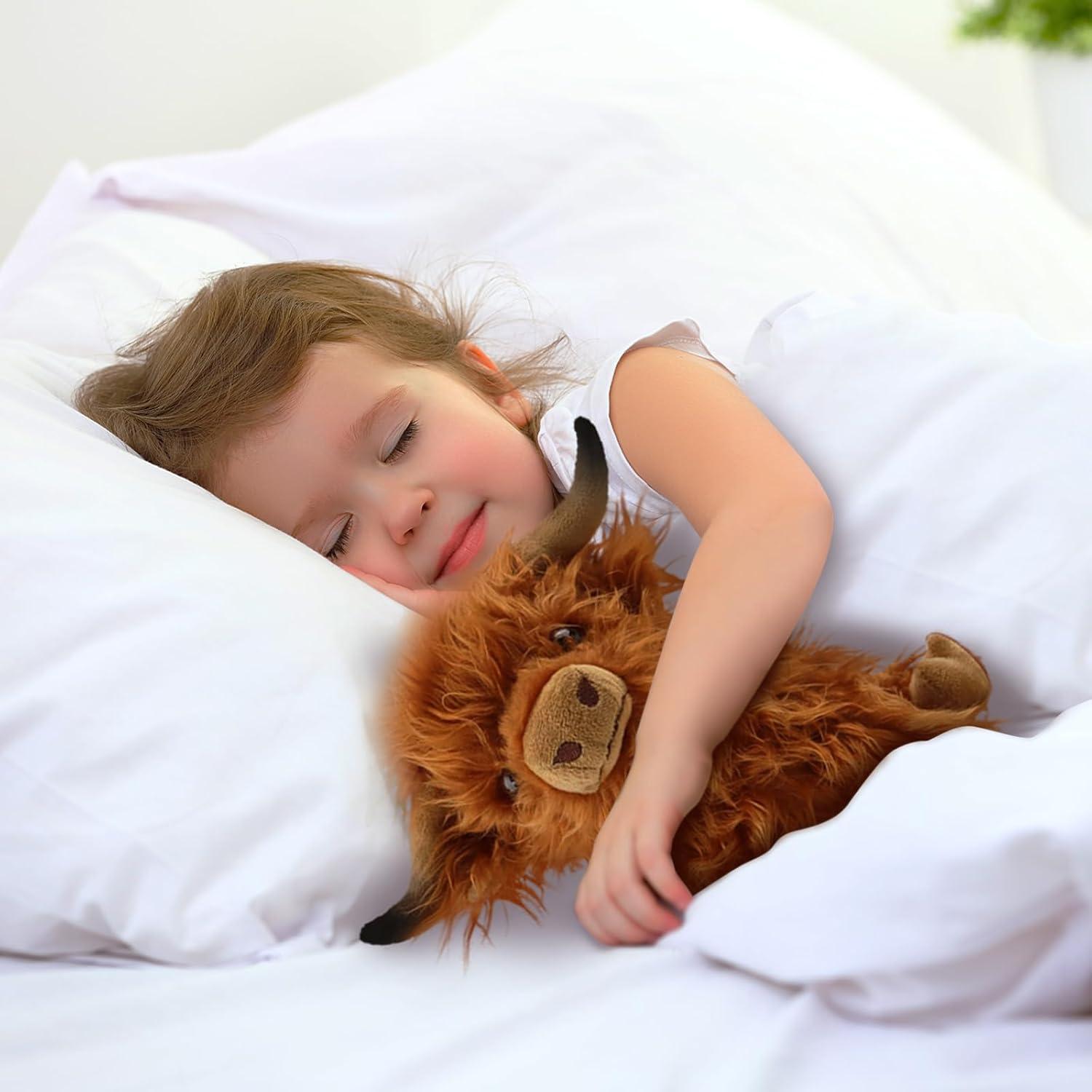 Animal de Peluche Vaca de las Tierras Altas HouxieMiga 26.7 cm