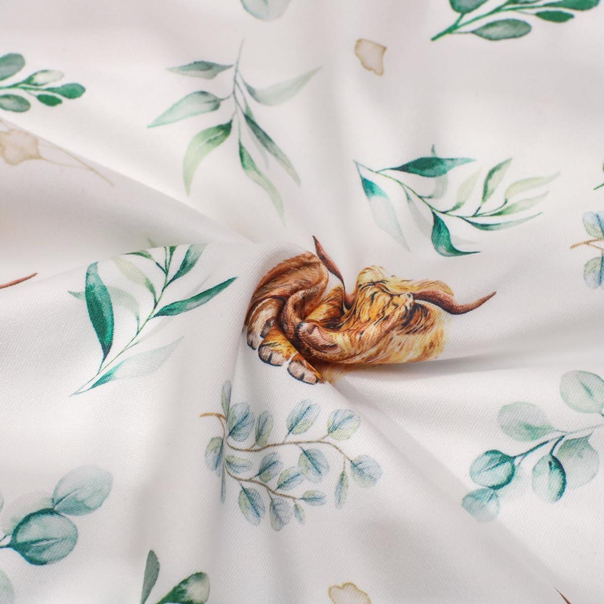 Manta de Envolver Ylsteed Bebé Vaca 81x81 cm Suave y Transpirable