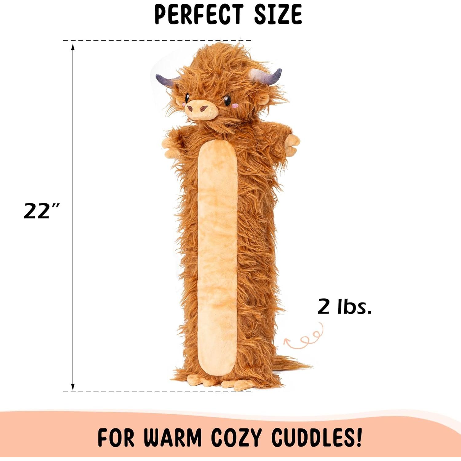 Vaca de Peluche Calentable Momo 0.91 kg - Combustible Feliz