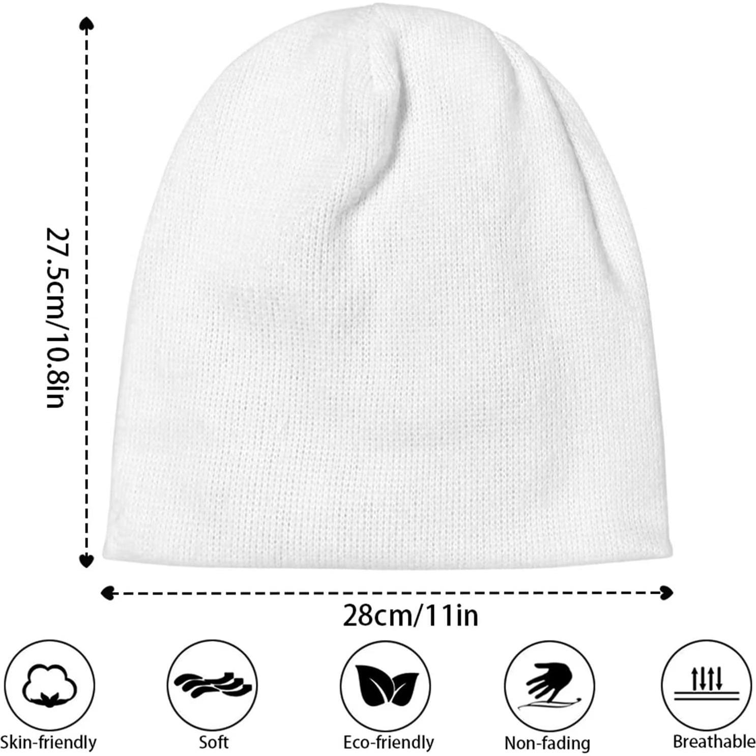 Gorro de Punto Unisex Suobstales Estampado de Vaca 27.5x28cm