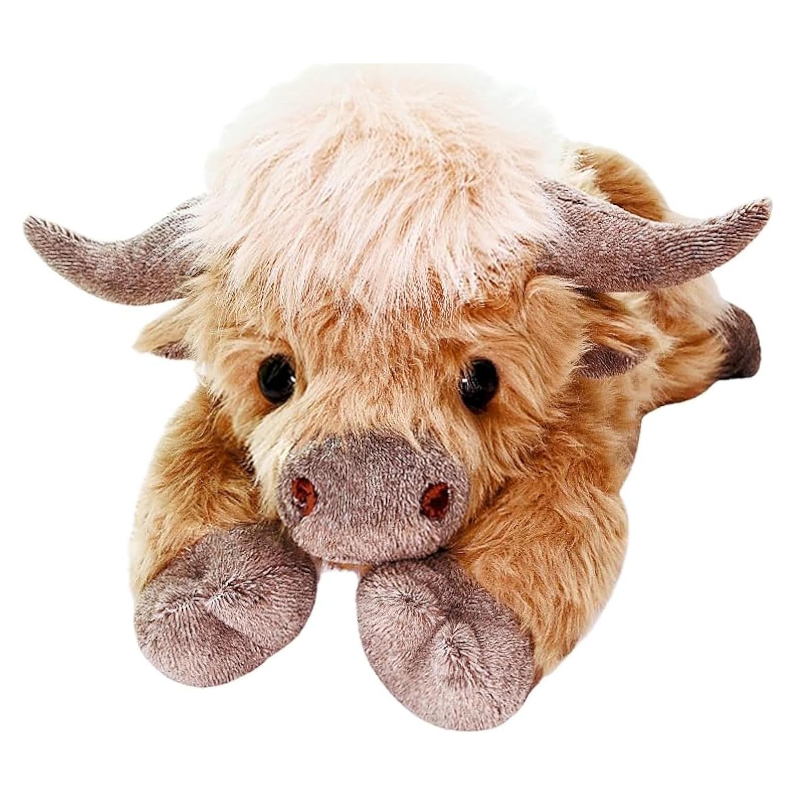 Peluche Pesado Uoozii Vaca 50cm Apto Microondas 1.76kg