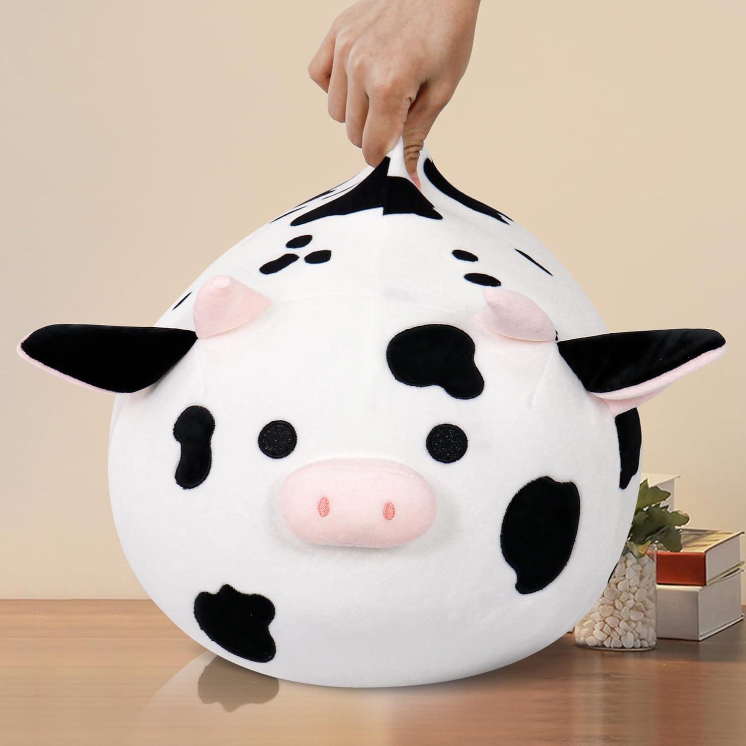 Wepop Peluche Vaca 50cm Suave y Adorable para Niños