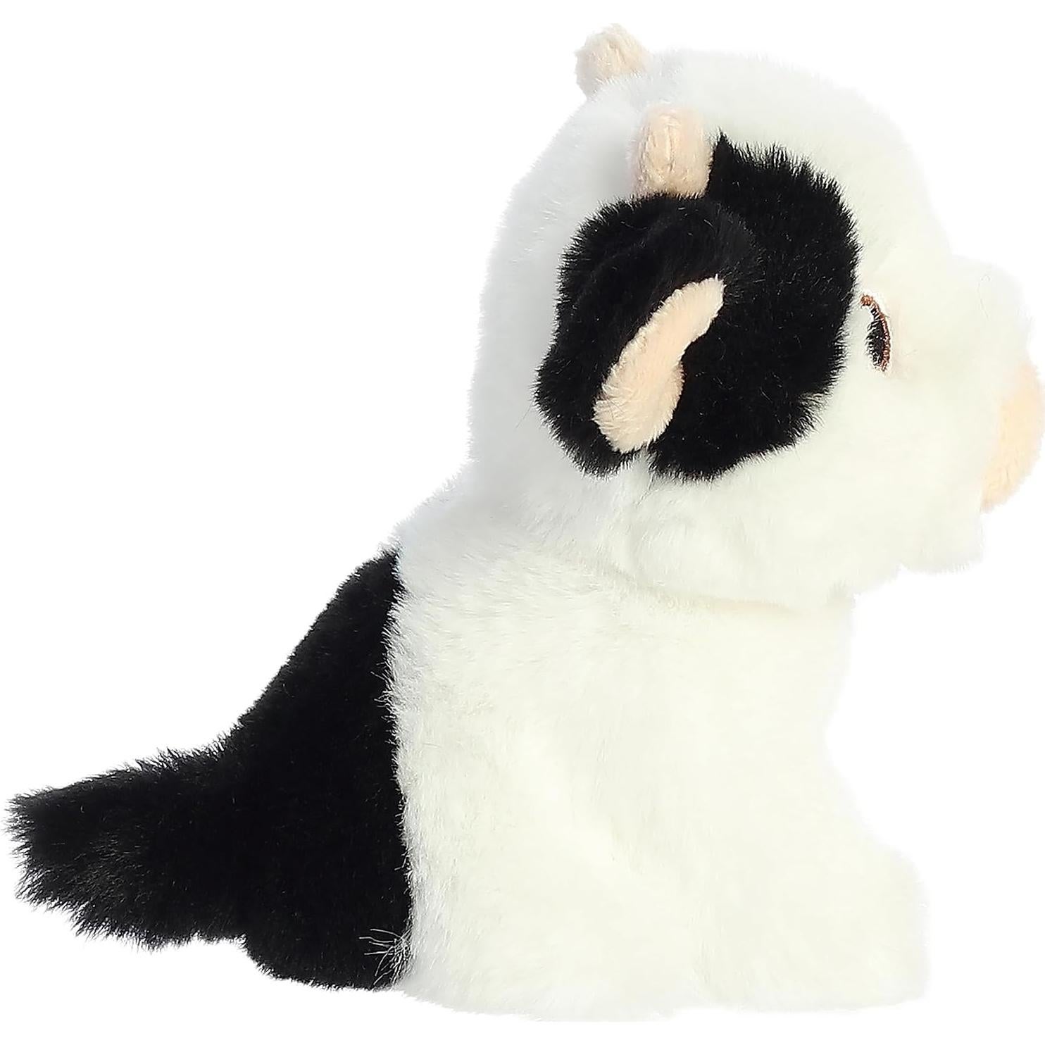 Mini Vaca de Peluche Aurora Eco-Nación - 12.7 cm - Material Reciclado