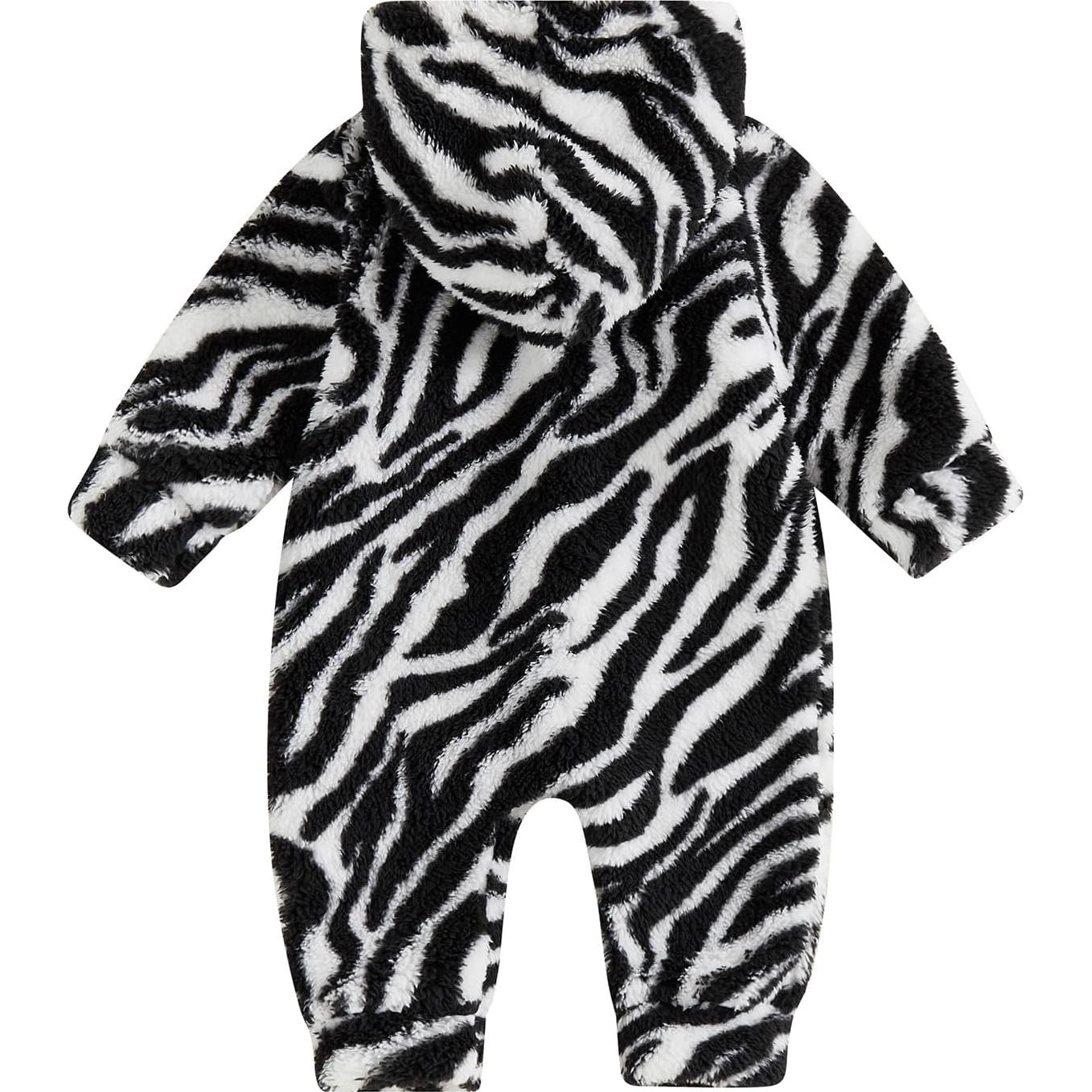 Mono de Felpa para Recién Nacidos Niños Niñas 6-9 Meses Cebra