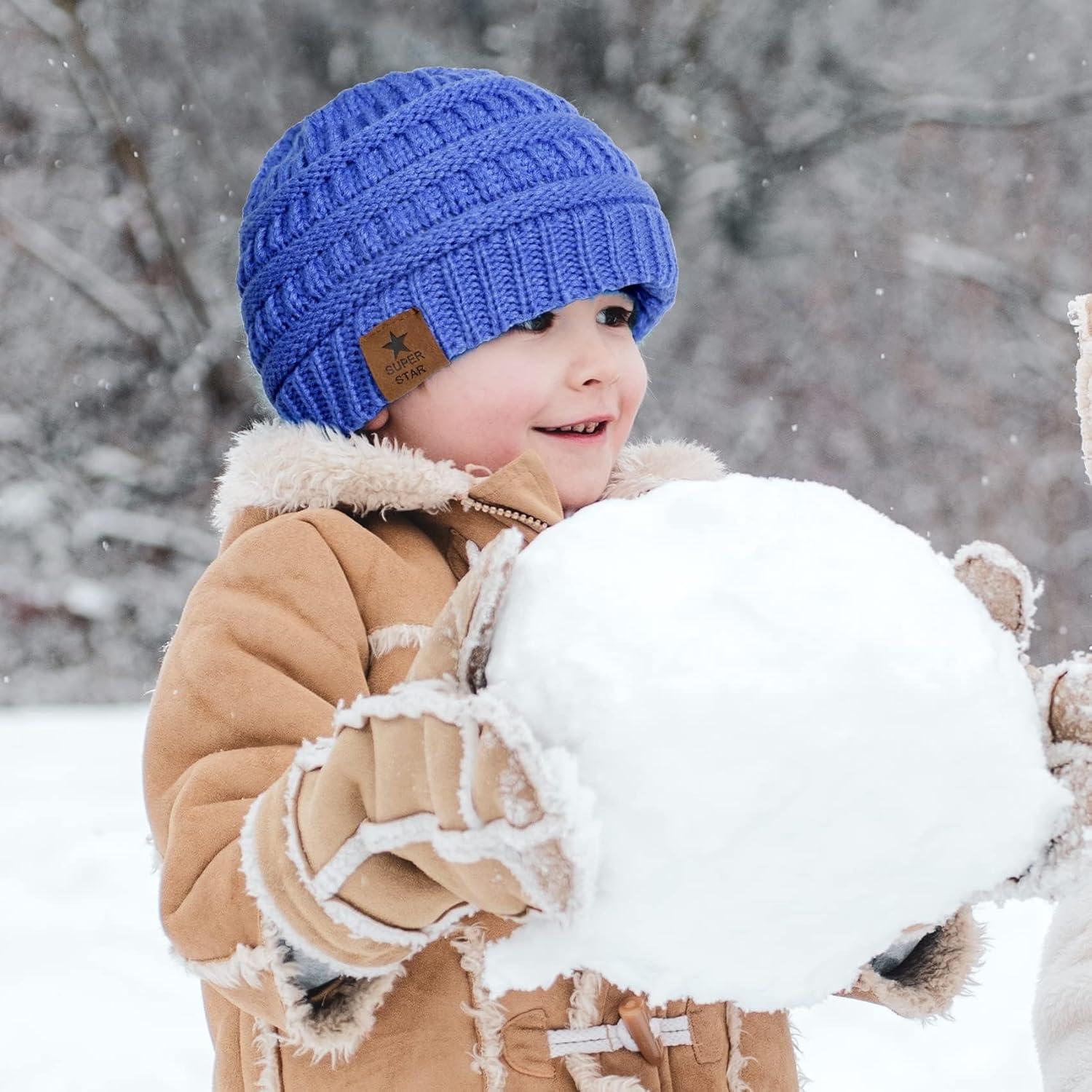 Gorro de Invierno Durio para Bebés 6-36 Meses - Cálido y Acogedor