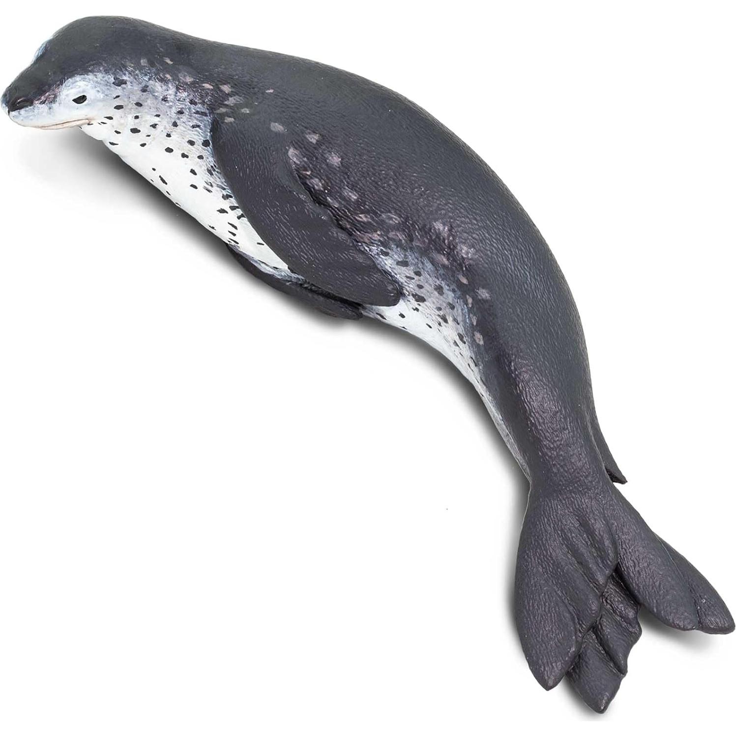 Figurita Foca Leopardo Safari Ltd. 14.6 cm Juguete Educativo
