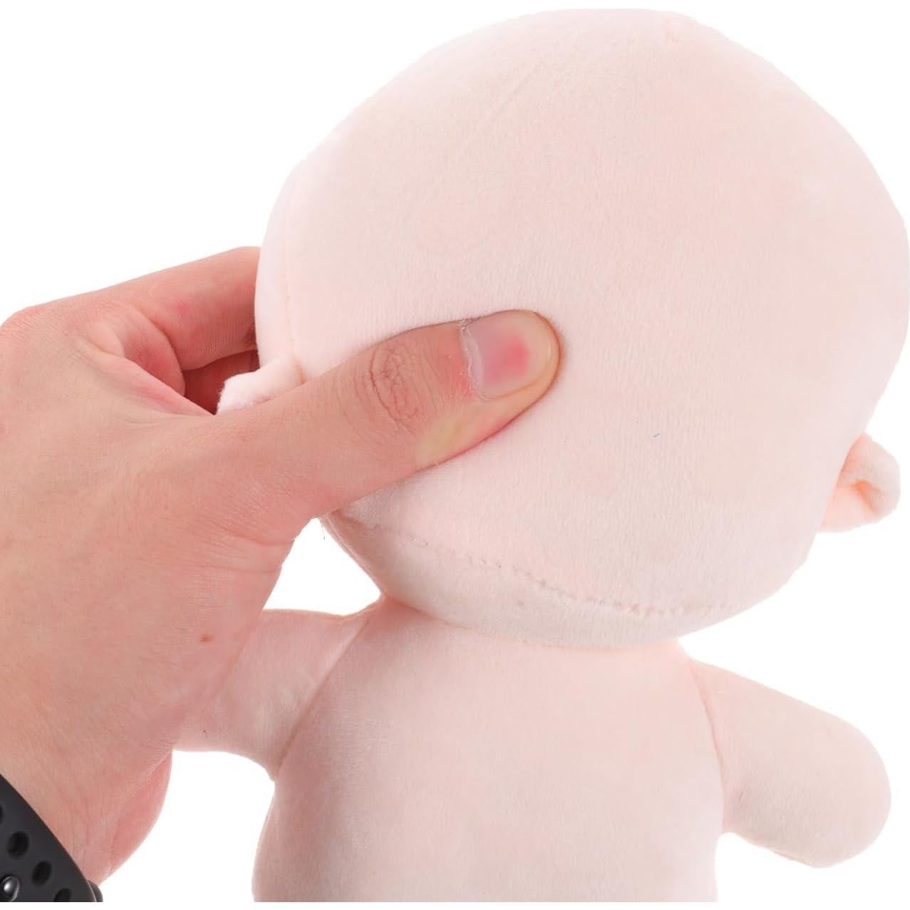 Muñeca de Felpa en Blanco Veemoon 20cm para DIY