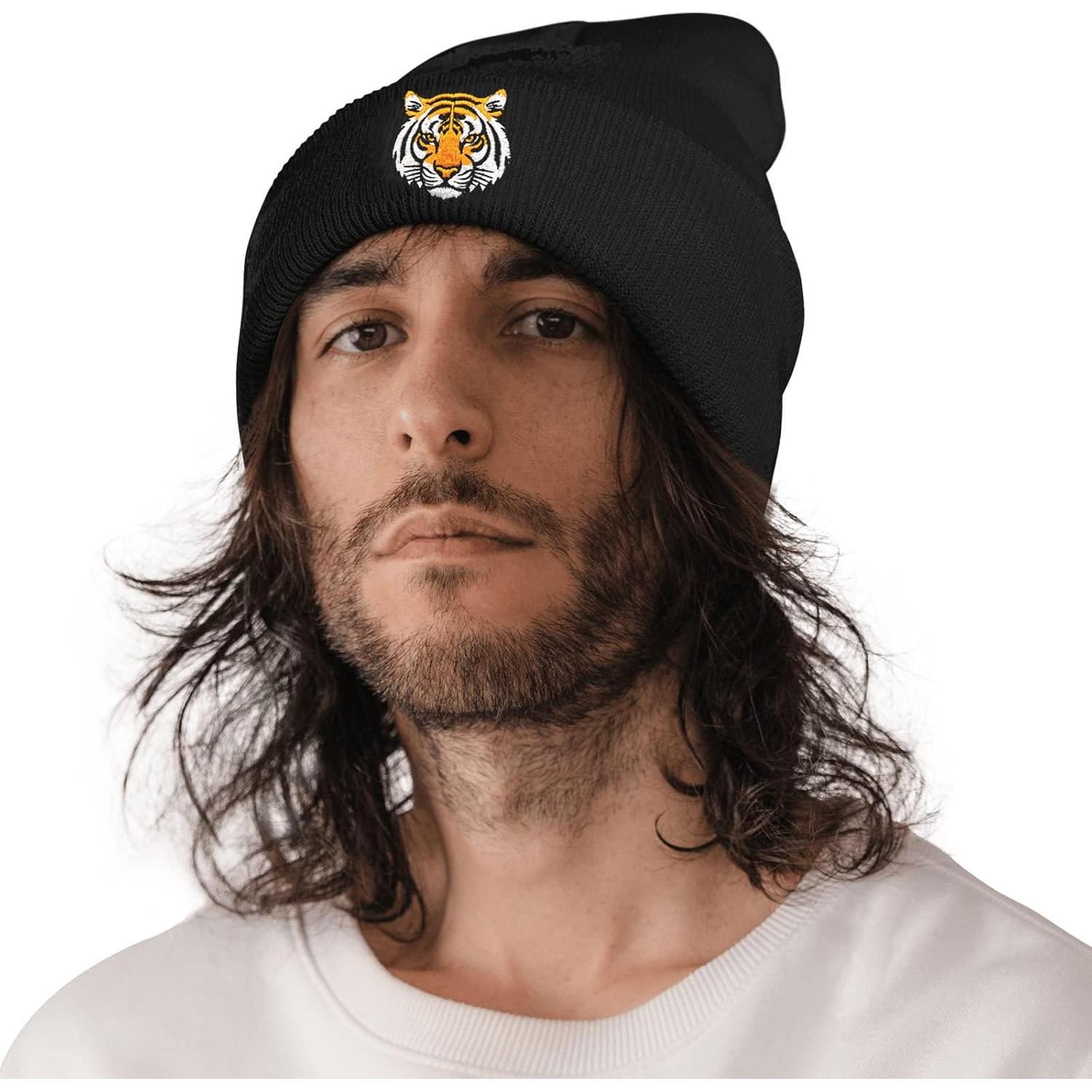 Gorro de Punto Bordado AIMASTZ Unisex Amarillo Pato Divertido