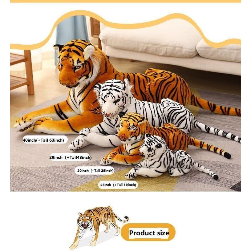 Tigre de Peluche Grande Yangzhou 71cm - Juguete Suave