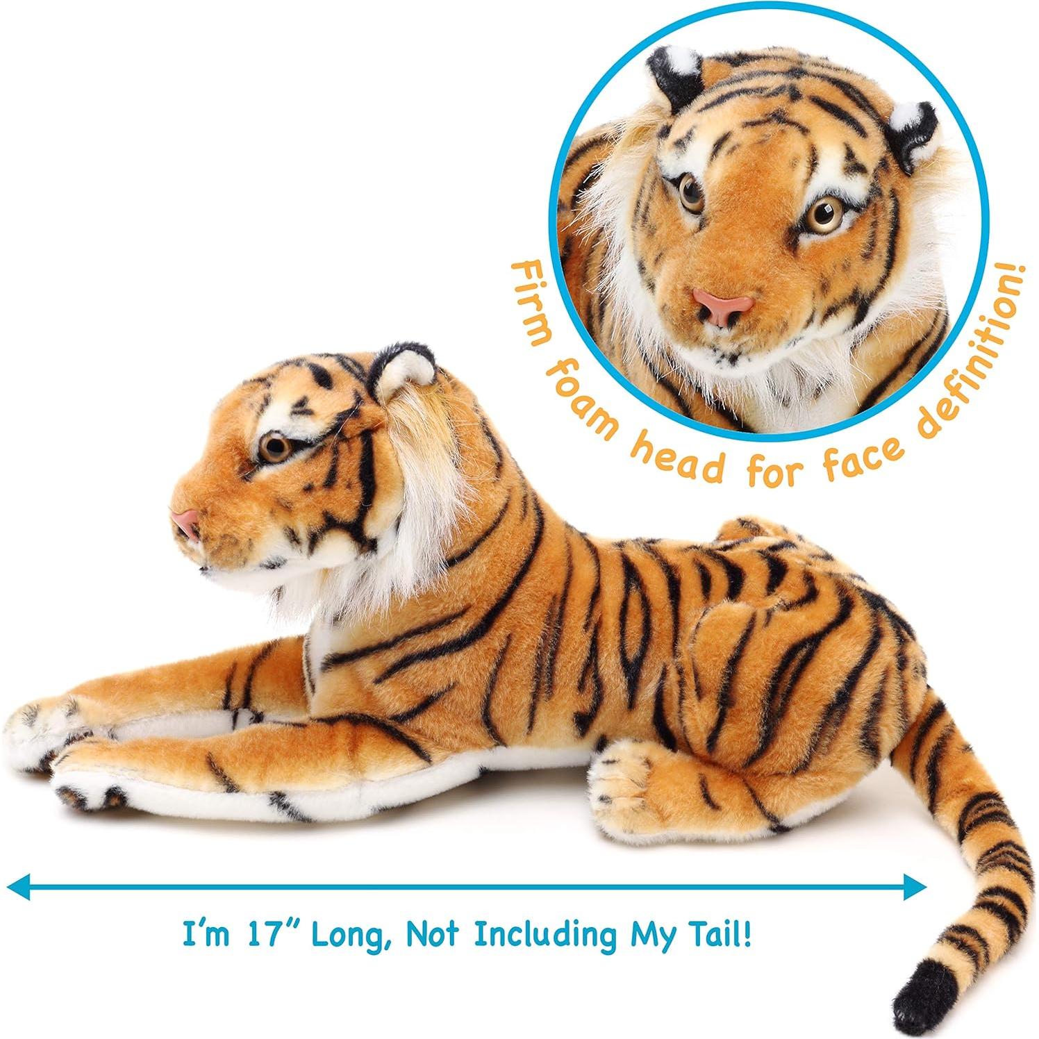 Animal de Peluche Tigre Arrow VIAHART 43.2 cm Suave