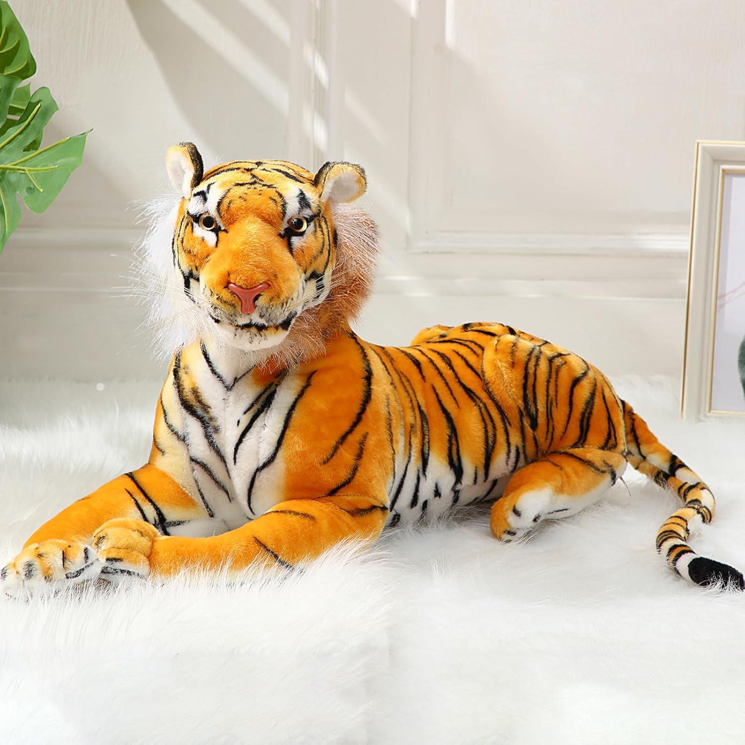 Tigre de Peluche Grande Syhood 70 cm Suave y Duradero