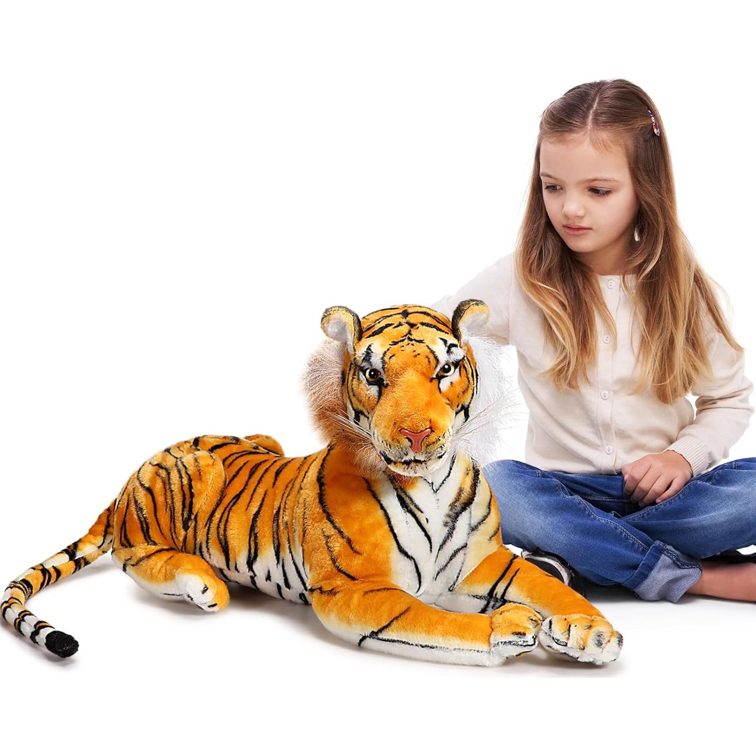 Tigre de Peluche Grande Syhood 70 cm Suave y Duradero