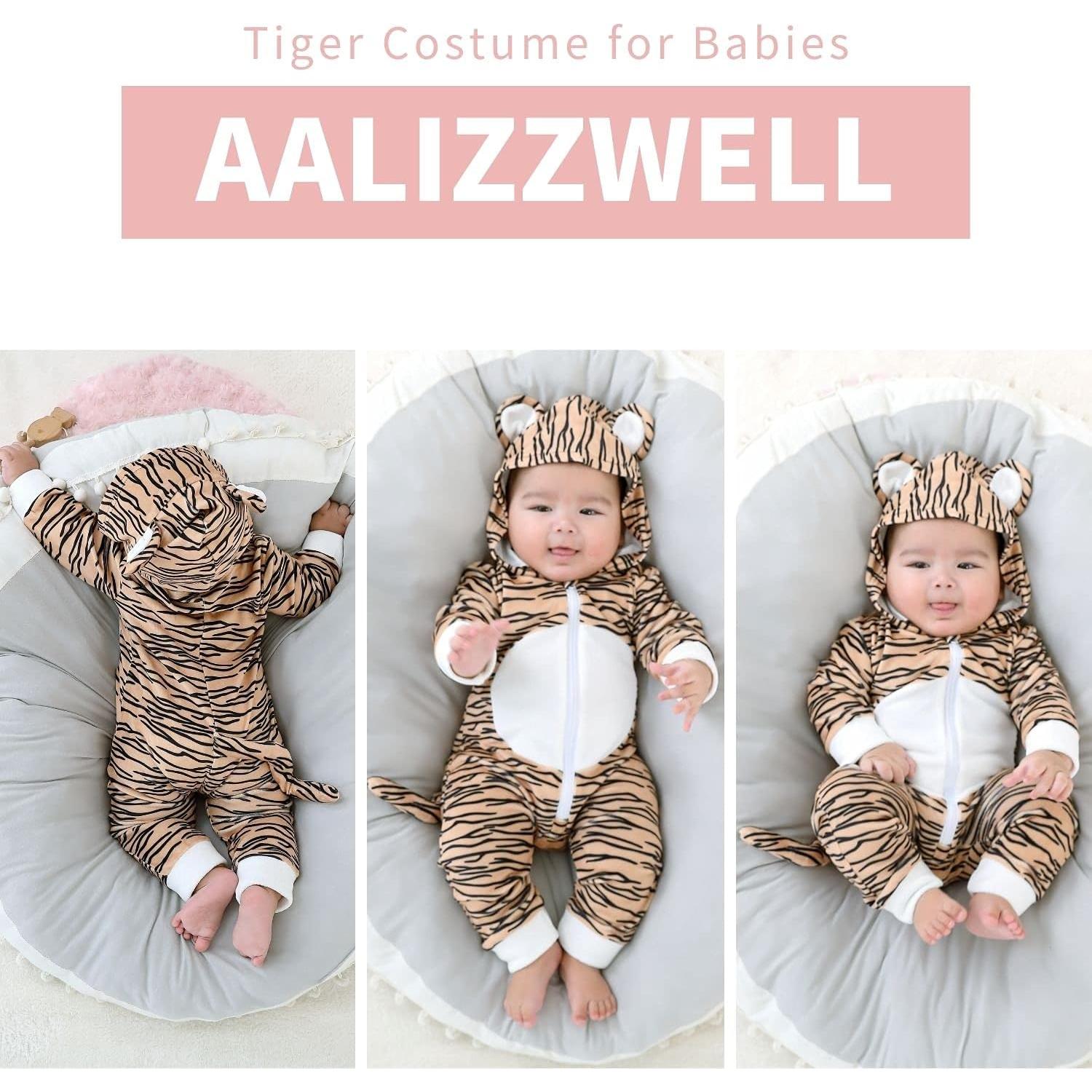 Mono para Bebé Aalizzwell con Capucha y Tema Animal 18-24 Meses