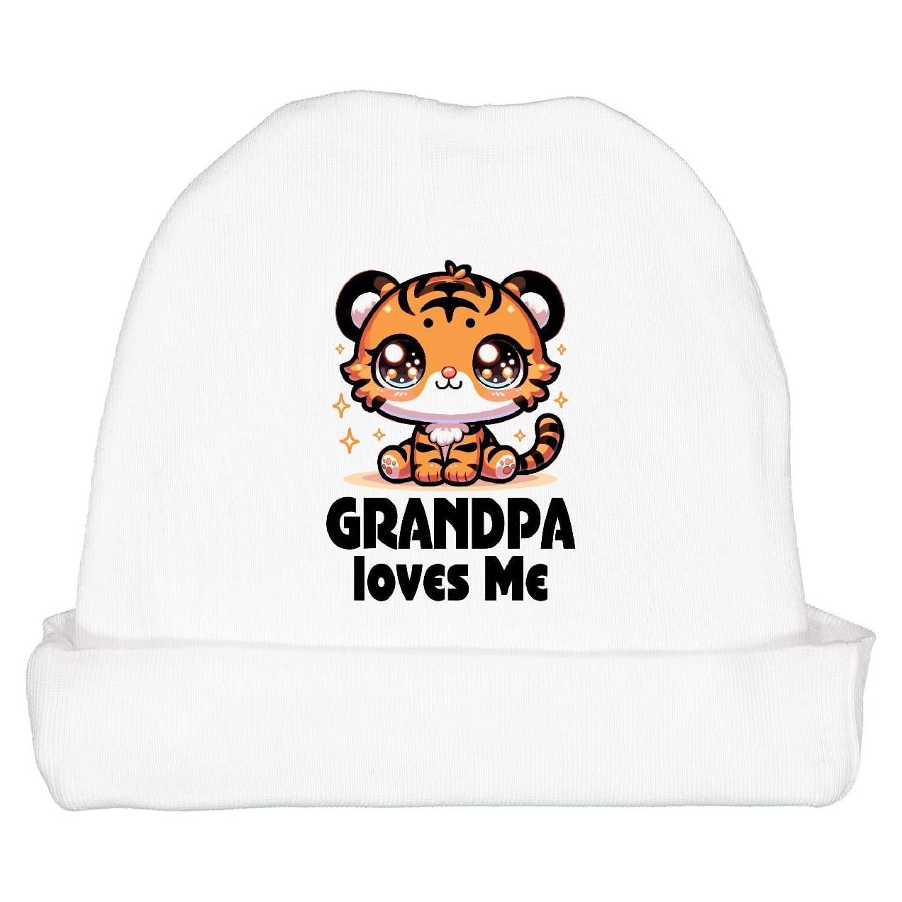 Gorro de Bebé Tigre Abuelo Me Ama - Algodón Suave