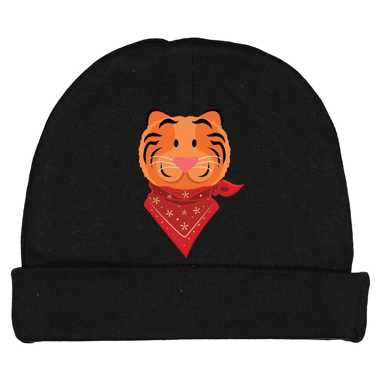 Gorro Beanie para Bebés Tigre Vaquero Inktastic 100% Algodón