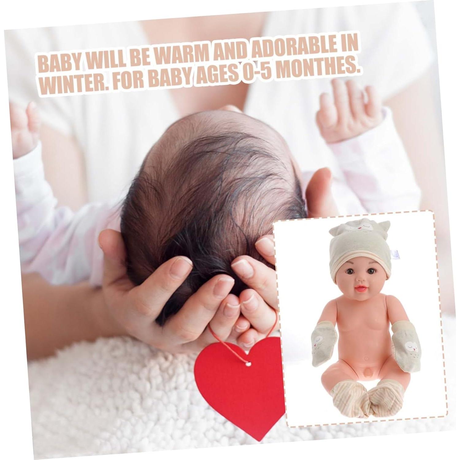 Set Accesorios para Bebé Veemoon: Sombrero Tigre, Guantes y Zapatos