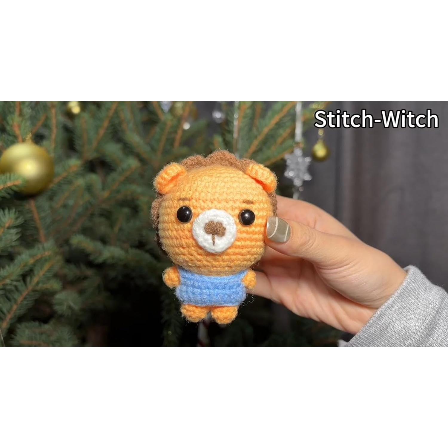 Muñeca de León de Ganchillo Hug & Love - Juguete Antiestrés