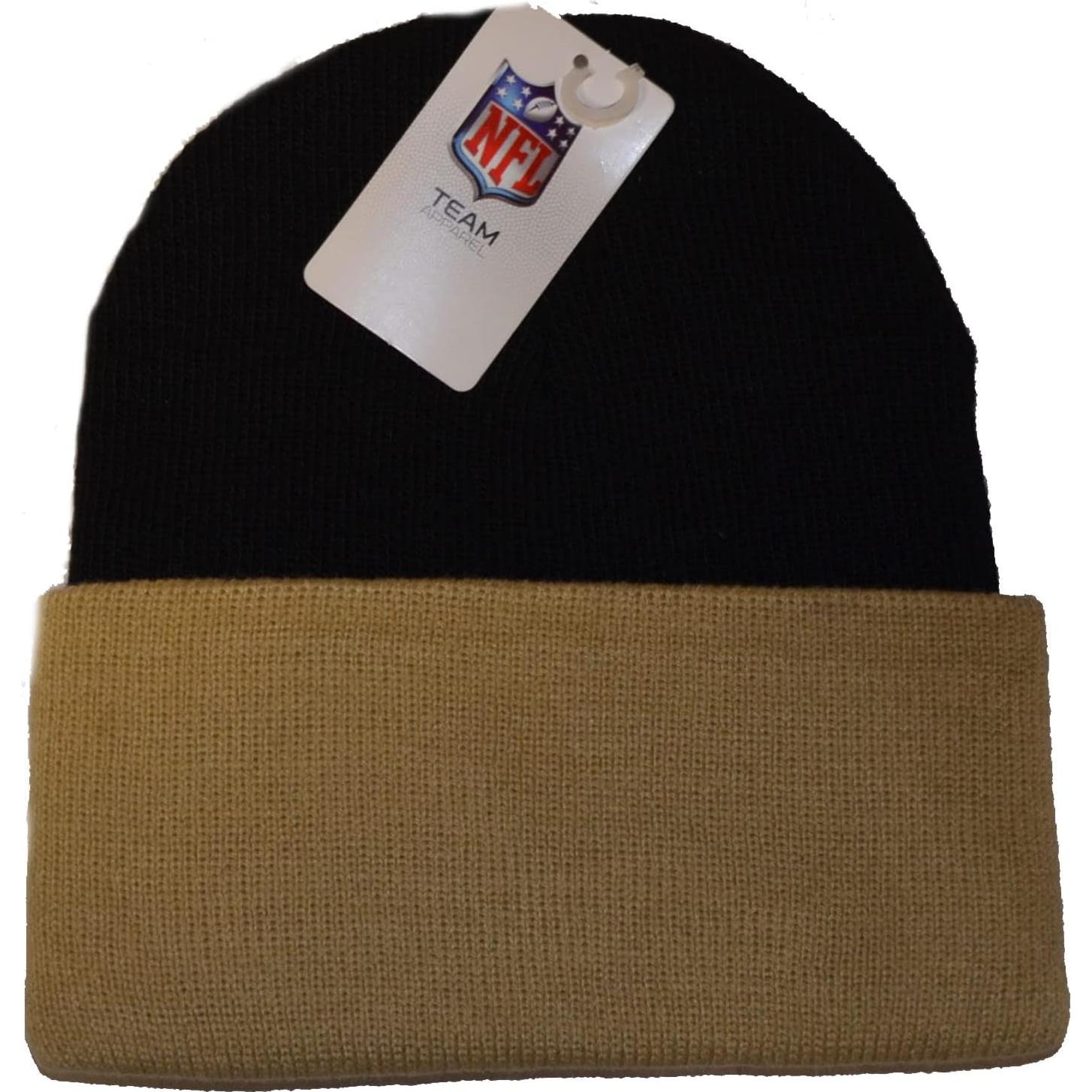 Gorro Beanie Infantil Reebok NFL New Orleans Saints 100% Acrílico