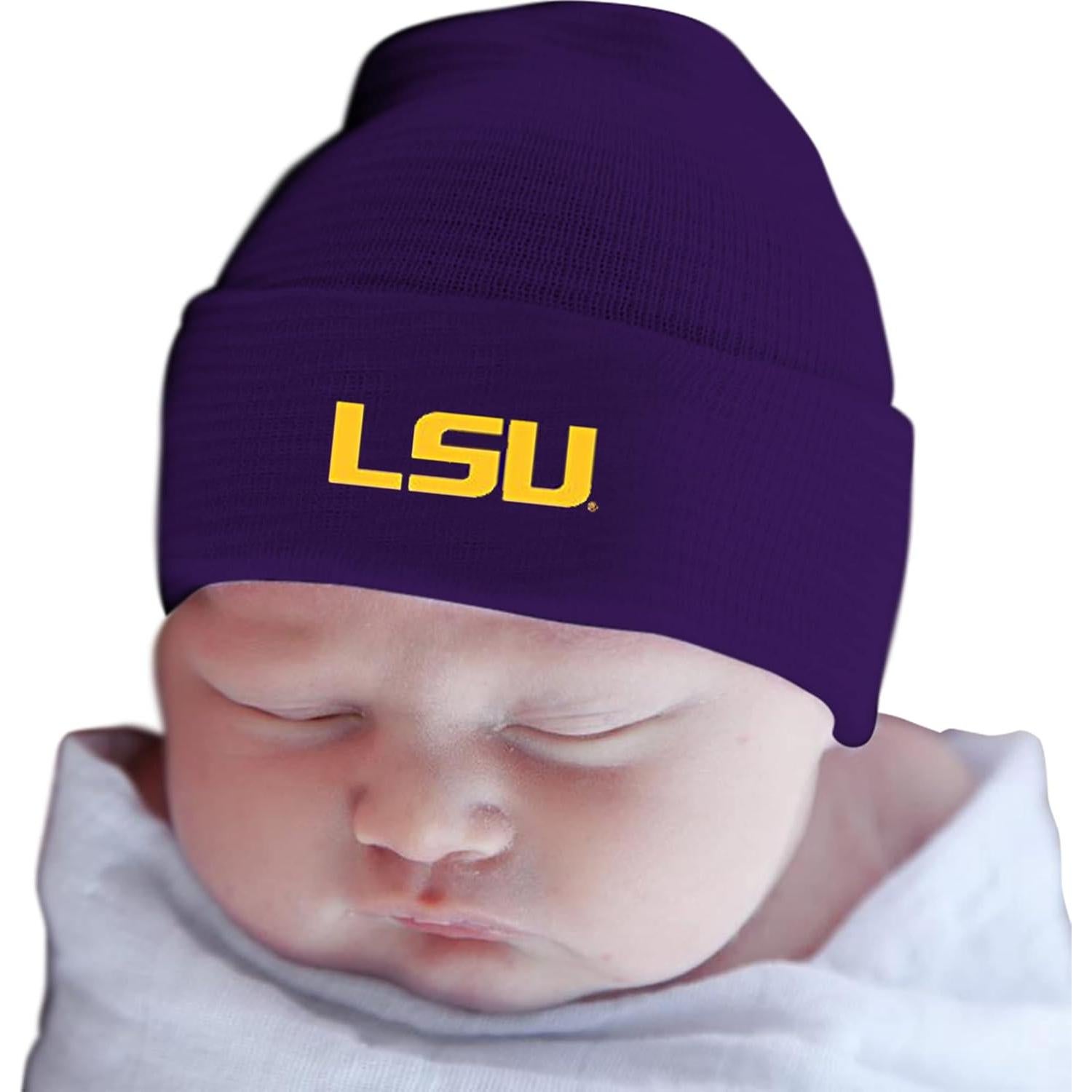Gorro para Bebés Two Feet Ahead Louisiana State - Algodón Suave