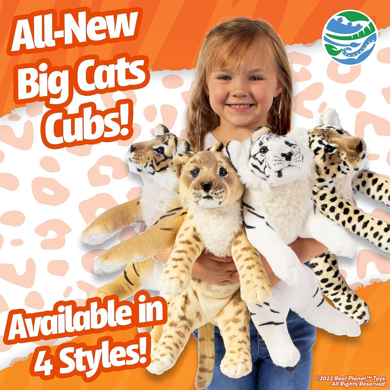 Juguete de Peluche León Real Planet 40 cm para Niños