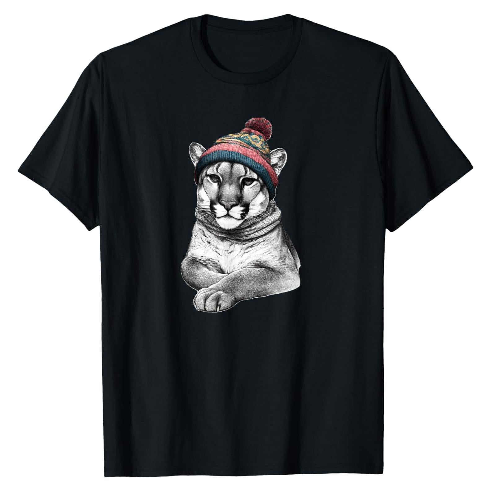 Camisa de Montaña León para Hombre con Gorro de Lana