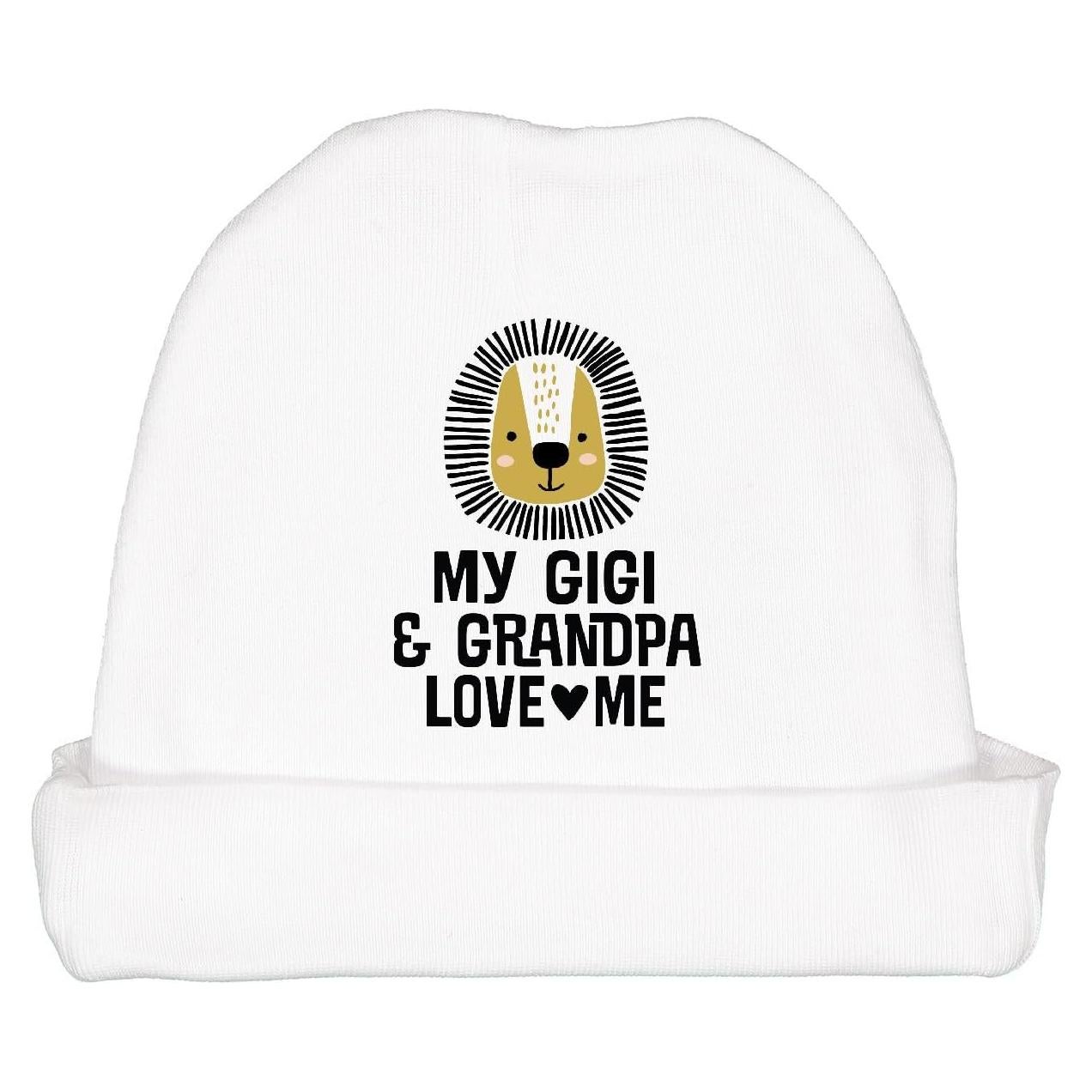 Gorro de Bebé Gigi y Abuelo Me Aman León Algodón 100%