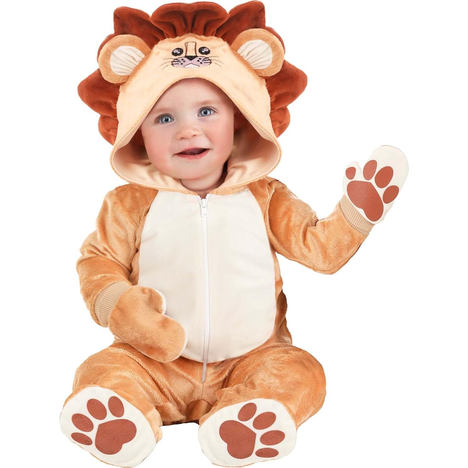 Disfraz de León Acogedor para Bebés 6-9 Meses FUN Costumes