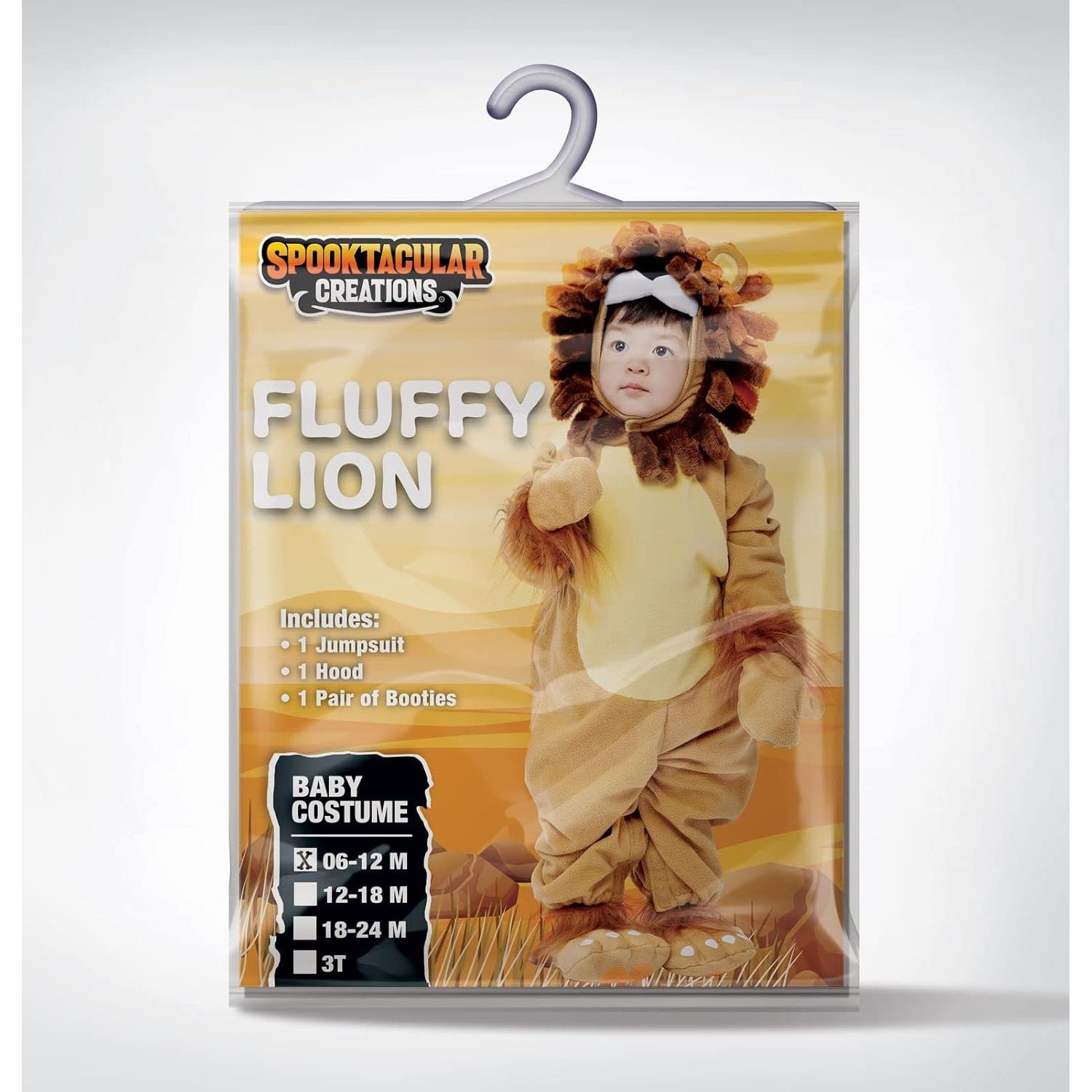 Disfraz de León para Bebé Spooktacular Creations 0-4 Años