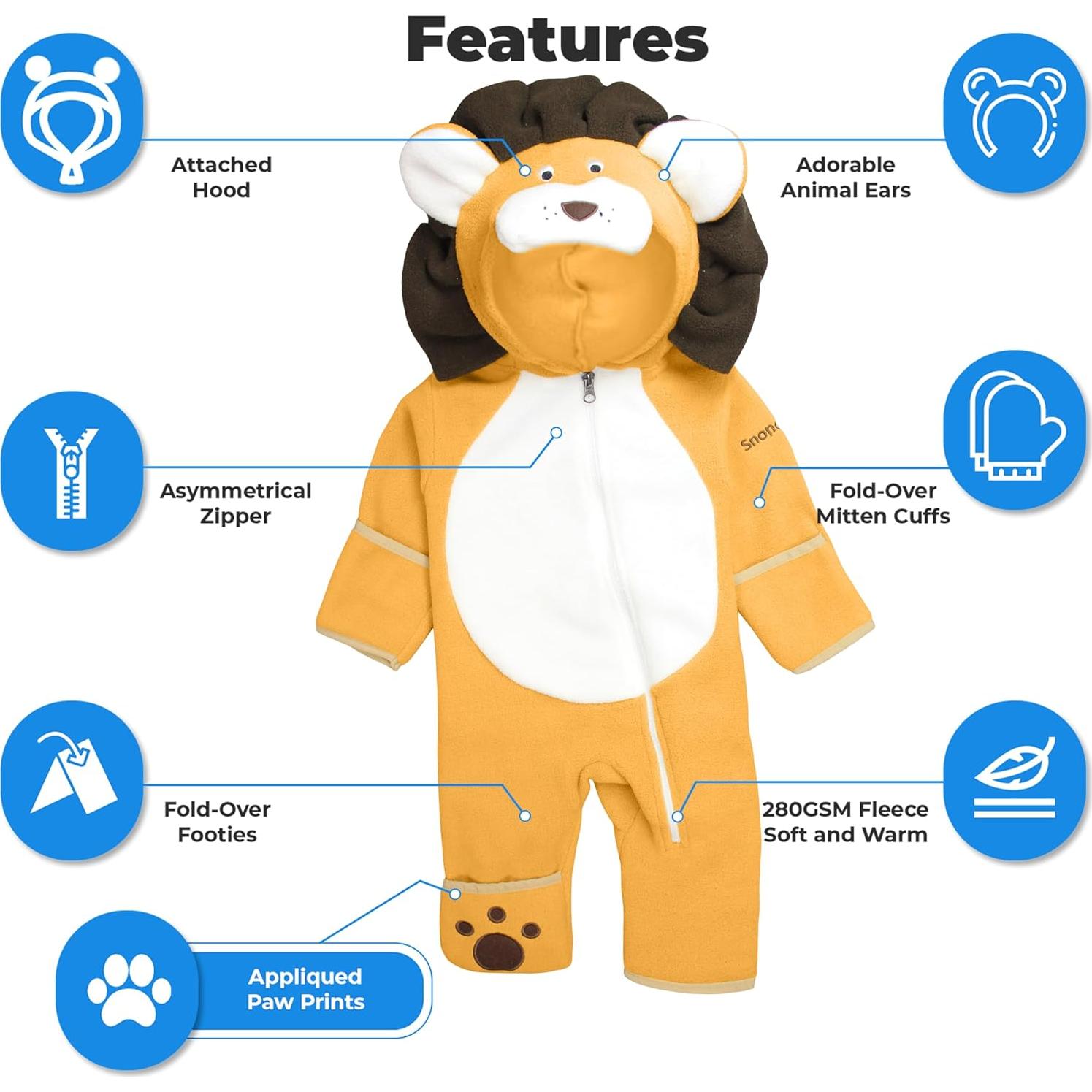 Traje de Invierno para Bebé Oso Polar - 0-3 Meses